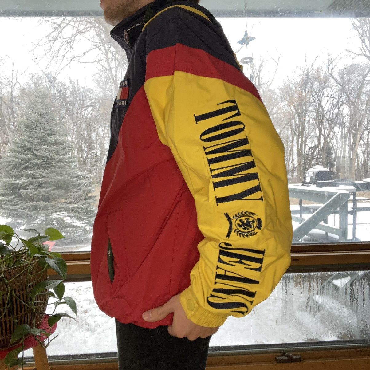 Tommy Jeans Vintage Tommy Jeans Zip-Up Jacket w/ Roll Away Hood Size US S / EU 44-46 / 1 - 4 Thumbnail