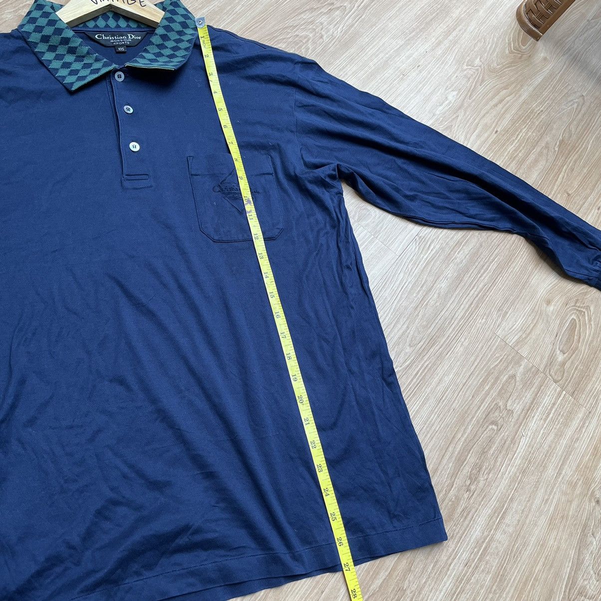Christian Dior Monsieur × Vintage Authentics Vintage Christian Dior Sports Polo Shirt Big Logo Size US M / EU 48-50 / 2 - 9 Thumbnail