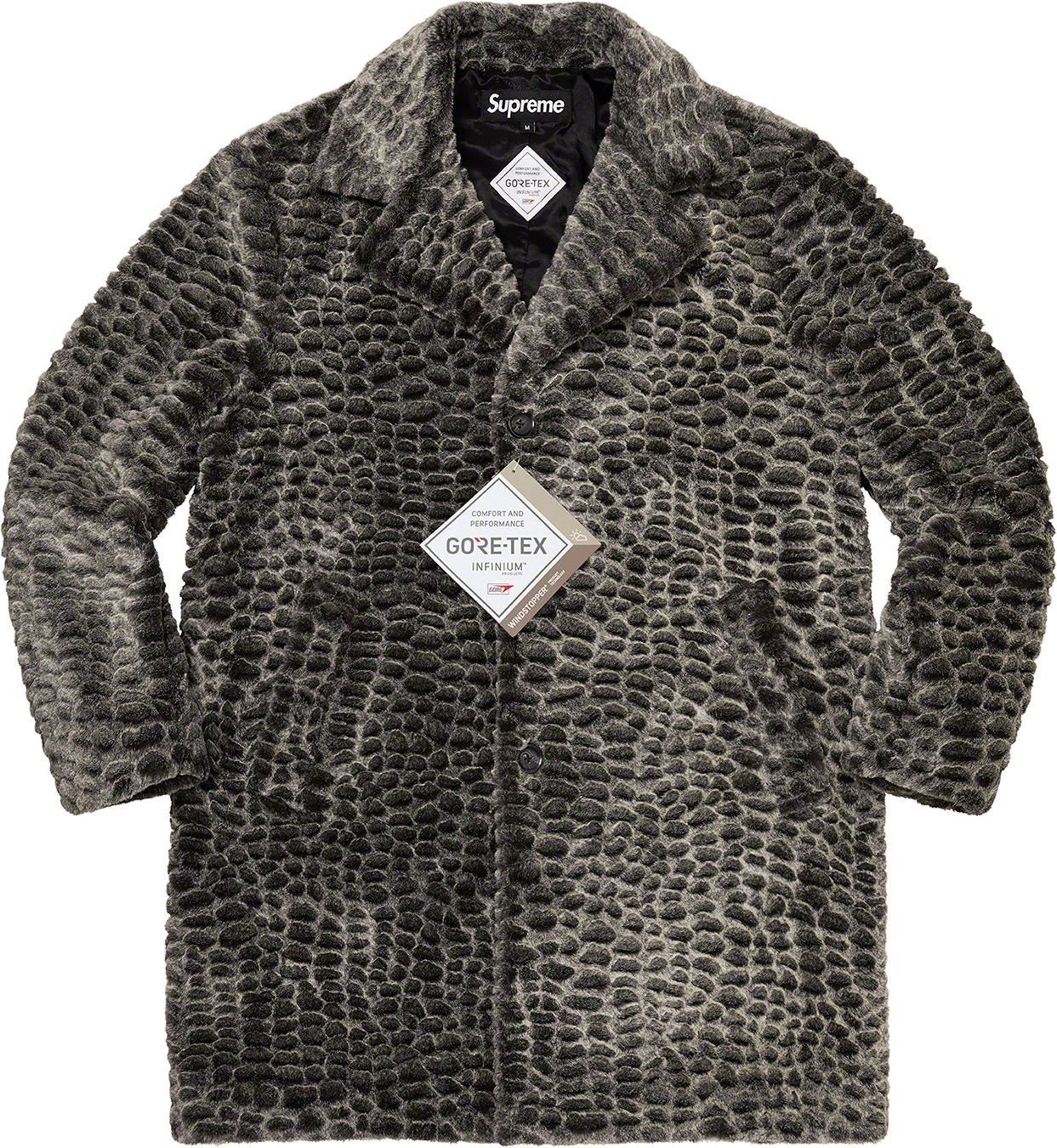 Goretex Supreme Croc Faux Fur Overcoat Size Large Size US L / EU 52-54 / 3 - 3 Thumbnail