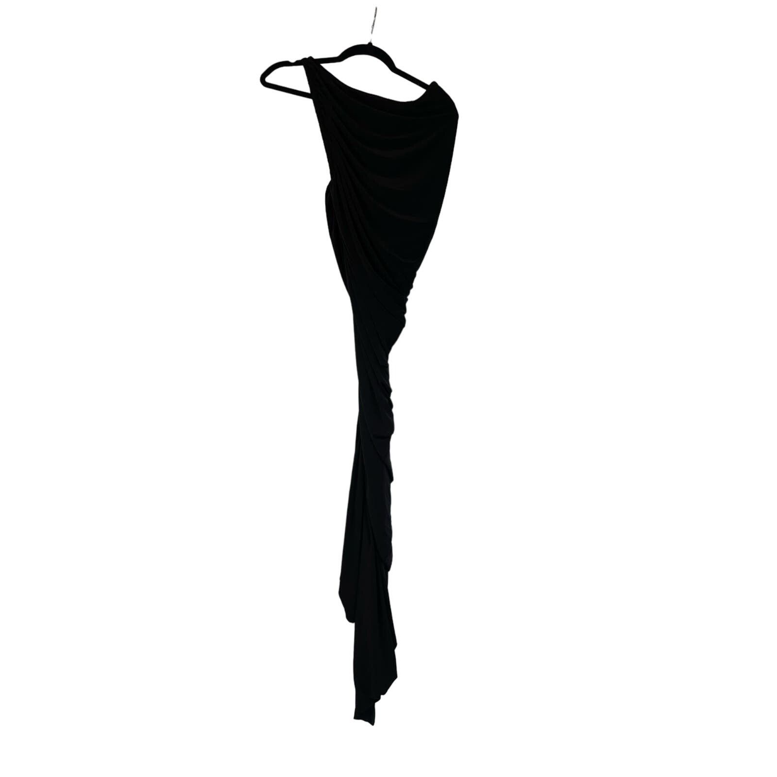 Norma Kamali Norma Kamali | NWT Diana Gown Black Jersey Midi Dress XS 34 Size XS / US 0-2 / IT 36-38 - 6 Thumbnail