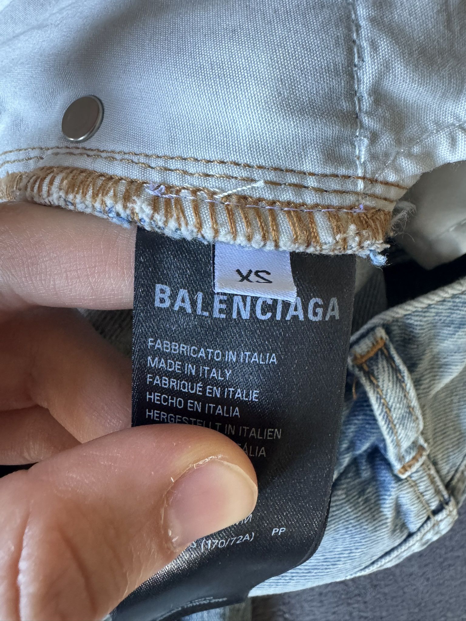 Balenciaga Balenciaga Cut Up Denim Size US 30 / EU 46 - 5 Thumbnail
