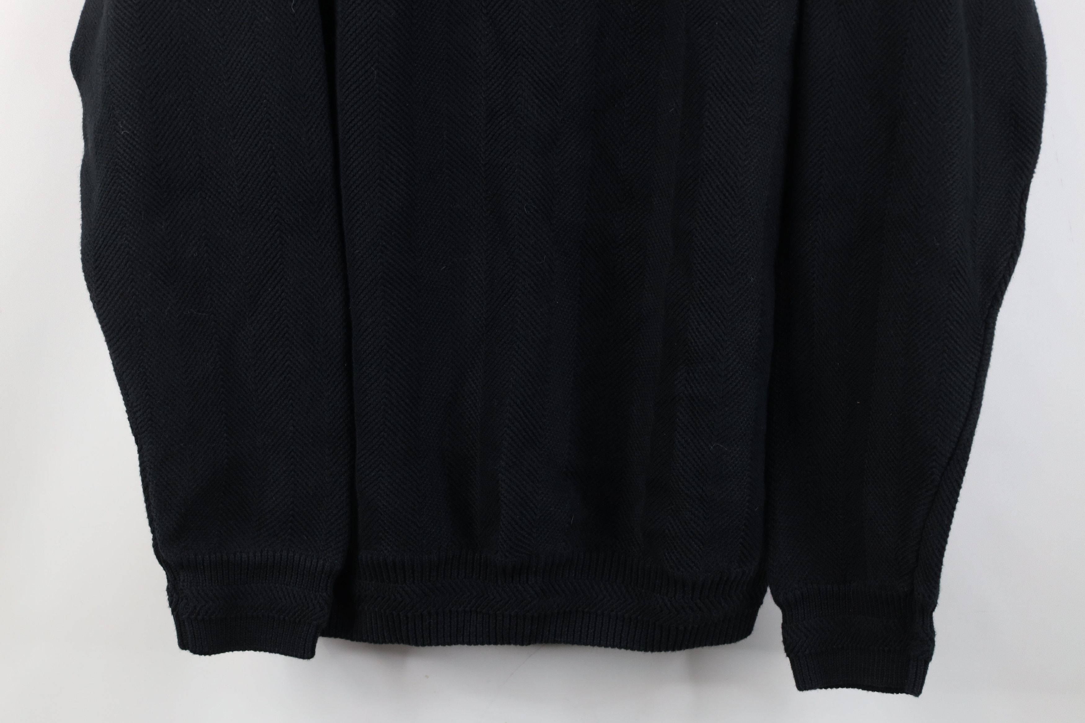 Vintage Deadstock Vintage 90s Chaps Ralph Lauren Knit Sweater Black Size US M / EU 48-50 / 2 - 3 Thumbnail