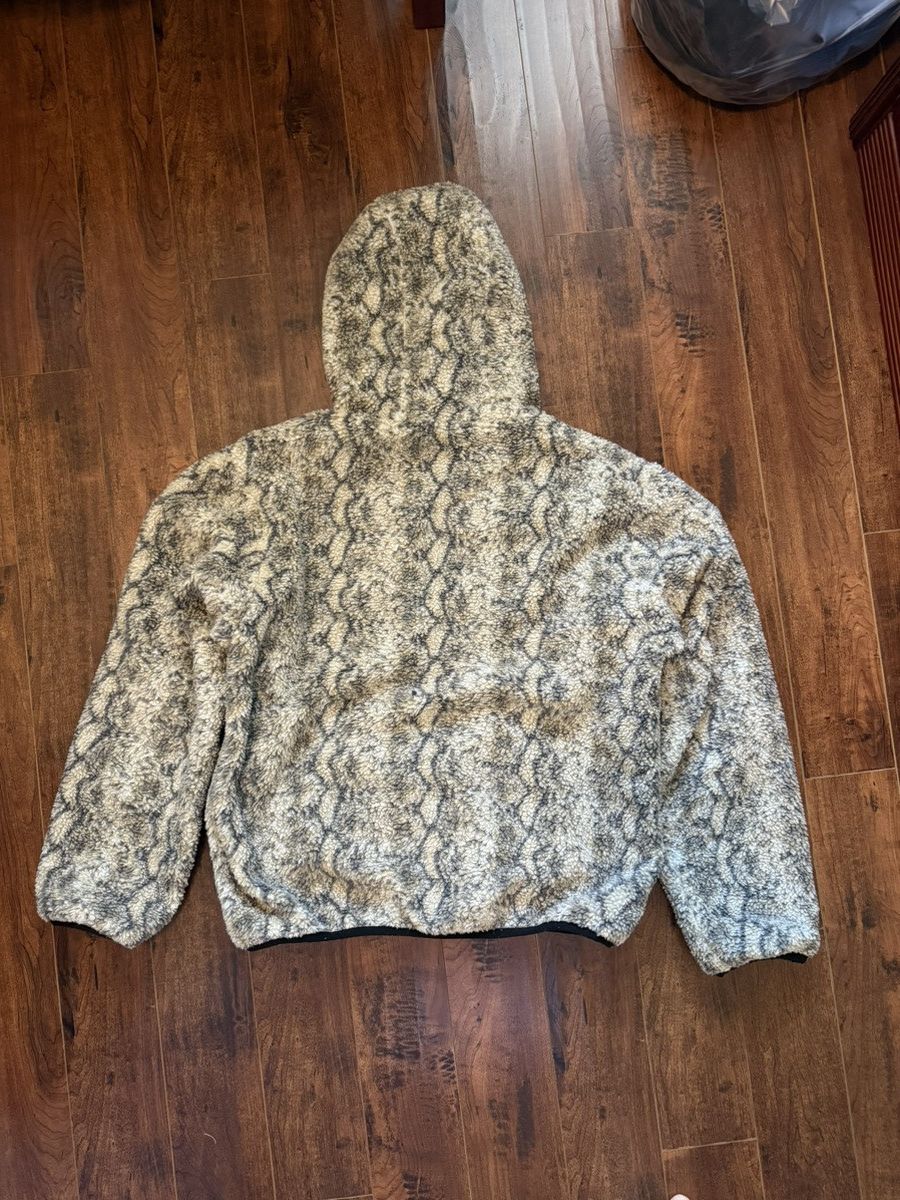 Stussy Stussy Snake Jacquard Sherpa Fleece Reversible Size US XL / EU 56 / 4 - 2 Thumbnail