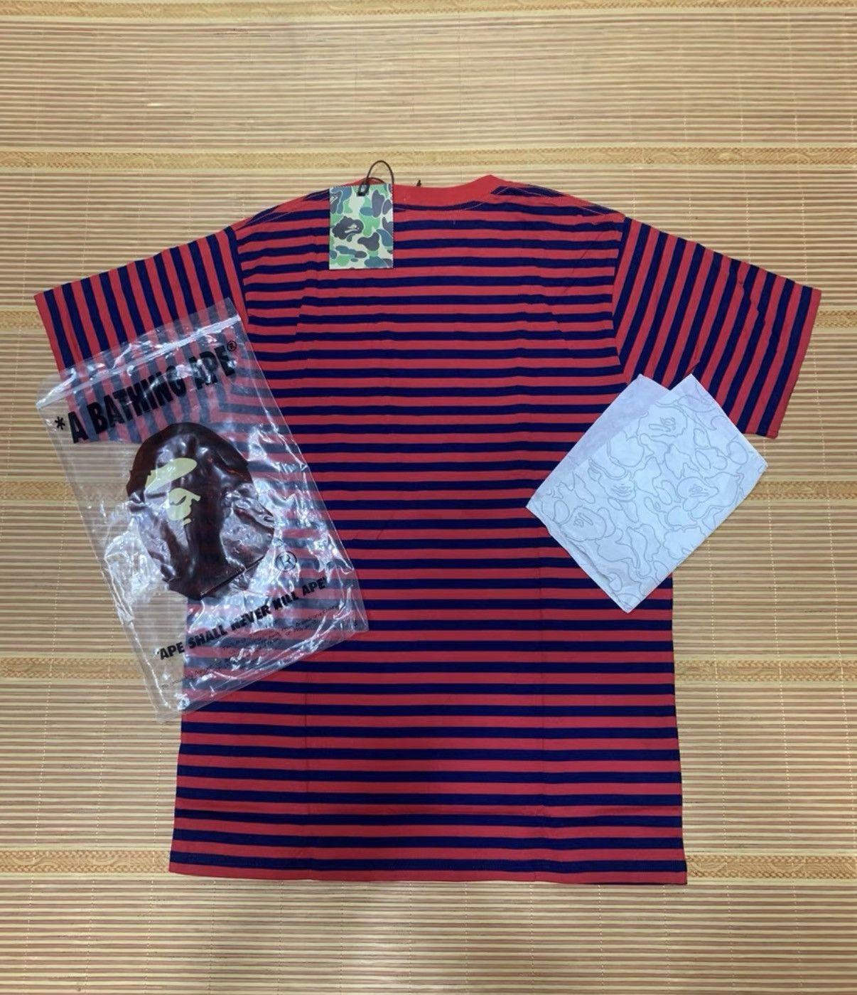 Bape BAPE OG Nigo era striped short-sleeve tee Size US M / EU 48-50 / 2 - 8 Thumbnail