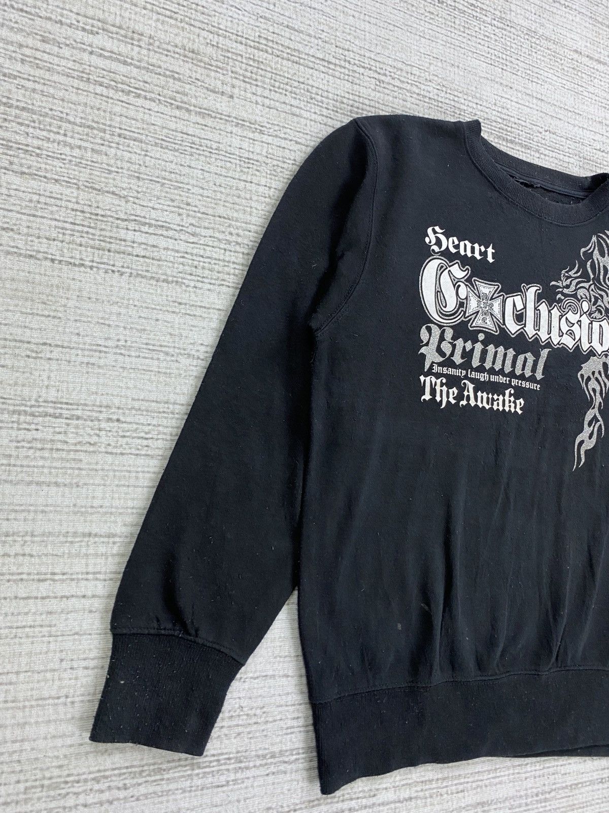 Dragonfly × Japanese Brand × Vintage Vintage Heart Exclusion Custom Dragonfly Japan Sweatshirt Size US M / EU 48-50 / 2 - 3 Thumbnail