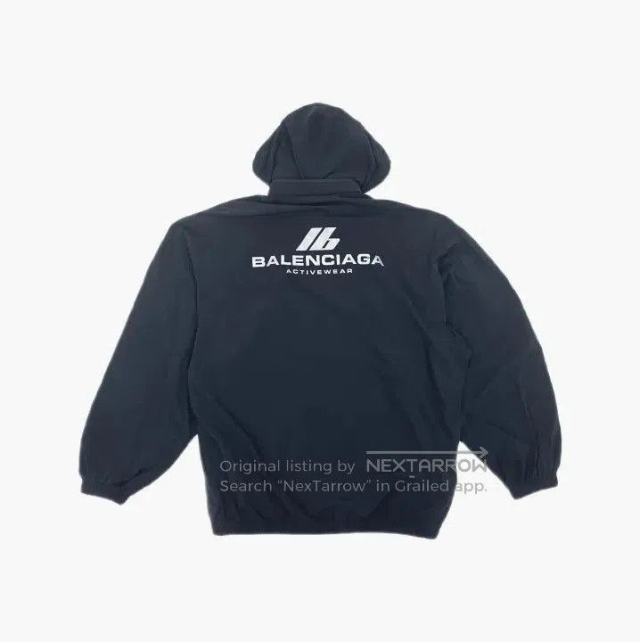 Balenciaga Balenciaga Black Hooded Zip-up Jacket. Size US L / EU 52-54 / 3 - 1 Thumbnail