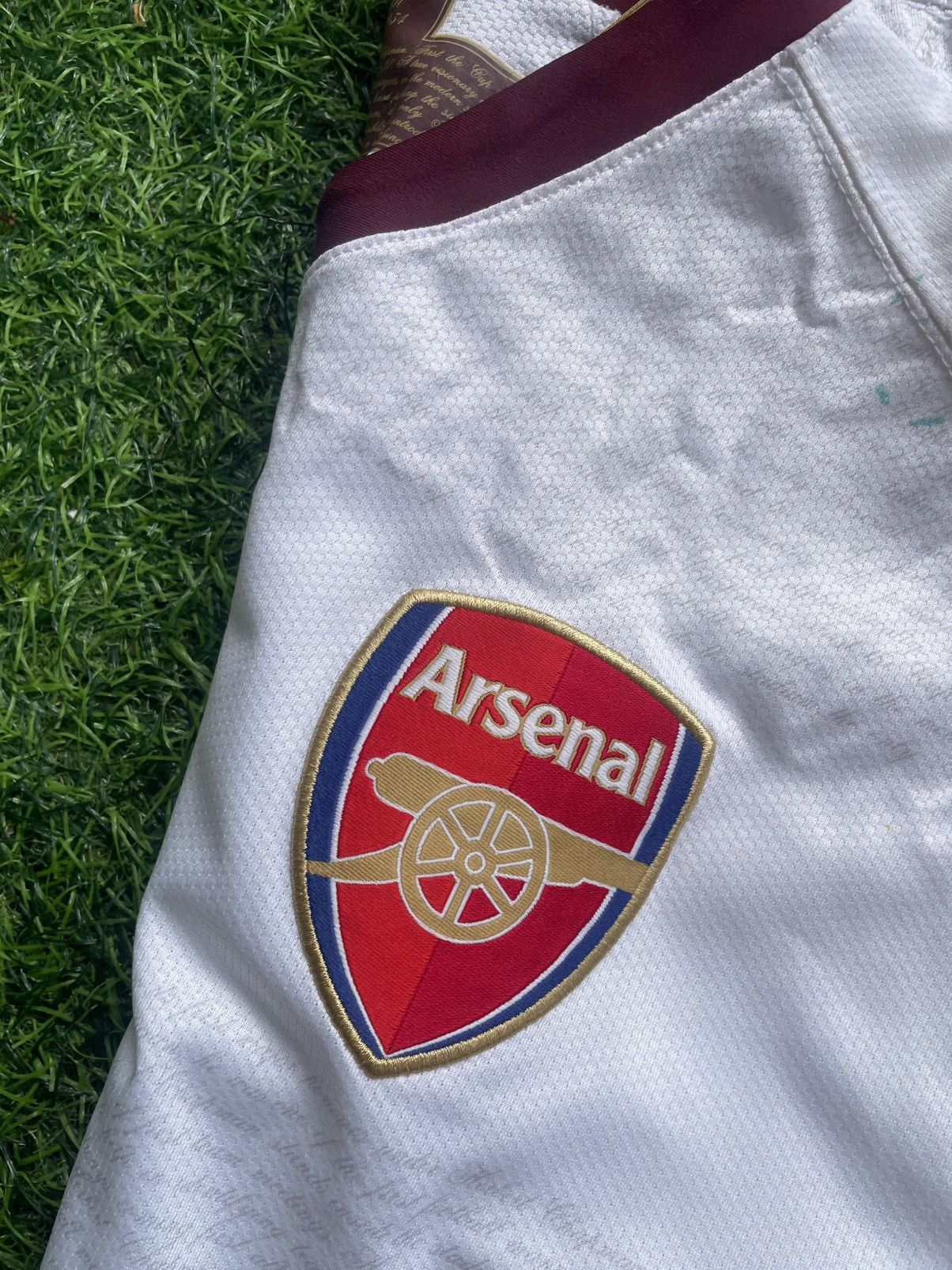 Nike Nike Arsenal Fly Emirates Away Jersey White XXL 2007-08 Size US XXL / EU 58 / 5 - 9 Thumbnail