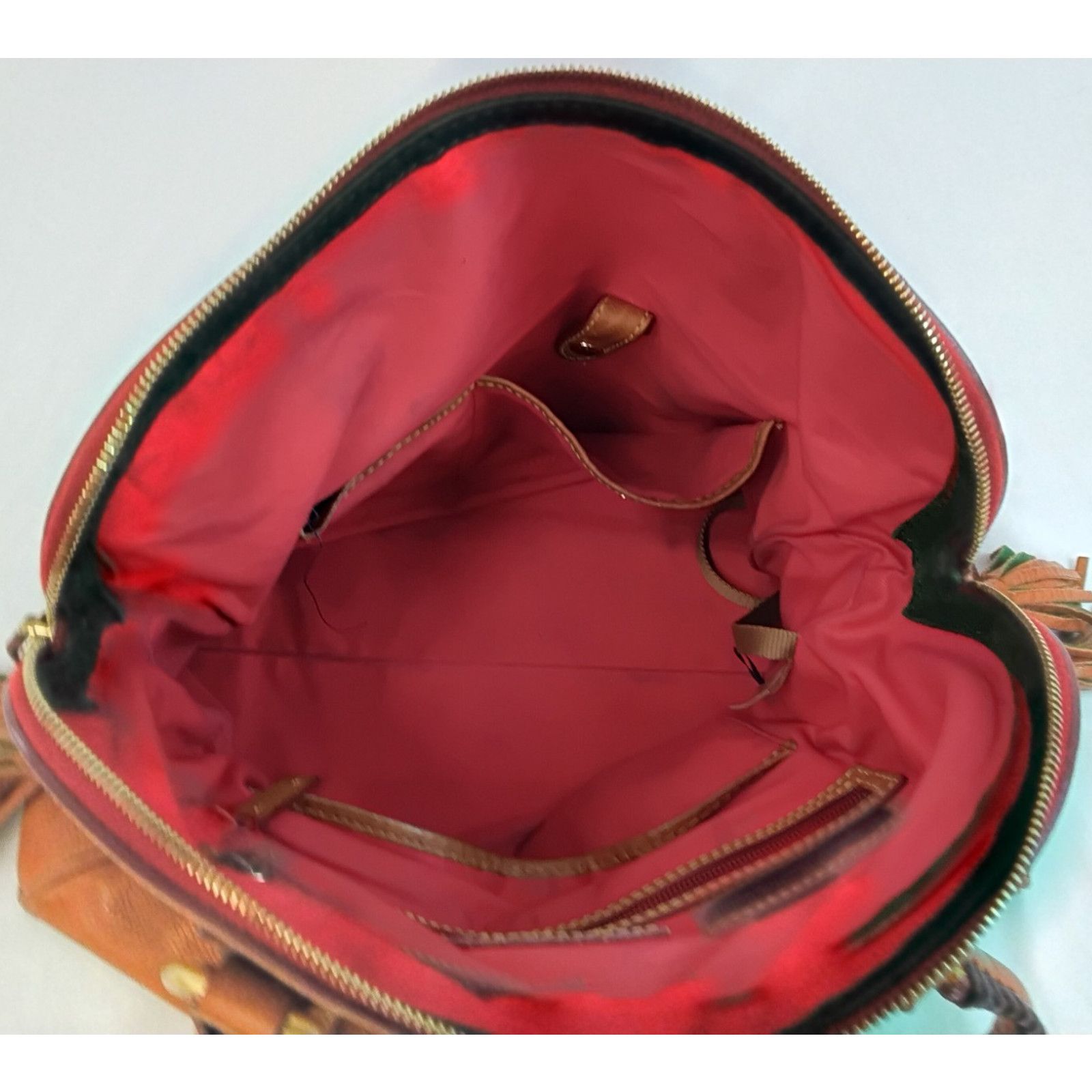 Dooney & Bourke Dooney & Bourke Italian Leather Satchel Bag Brown Purse Size ONE SIZE - 12 Thumbnail