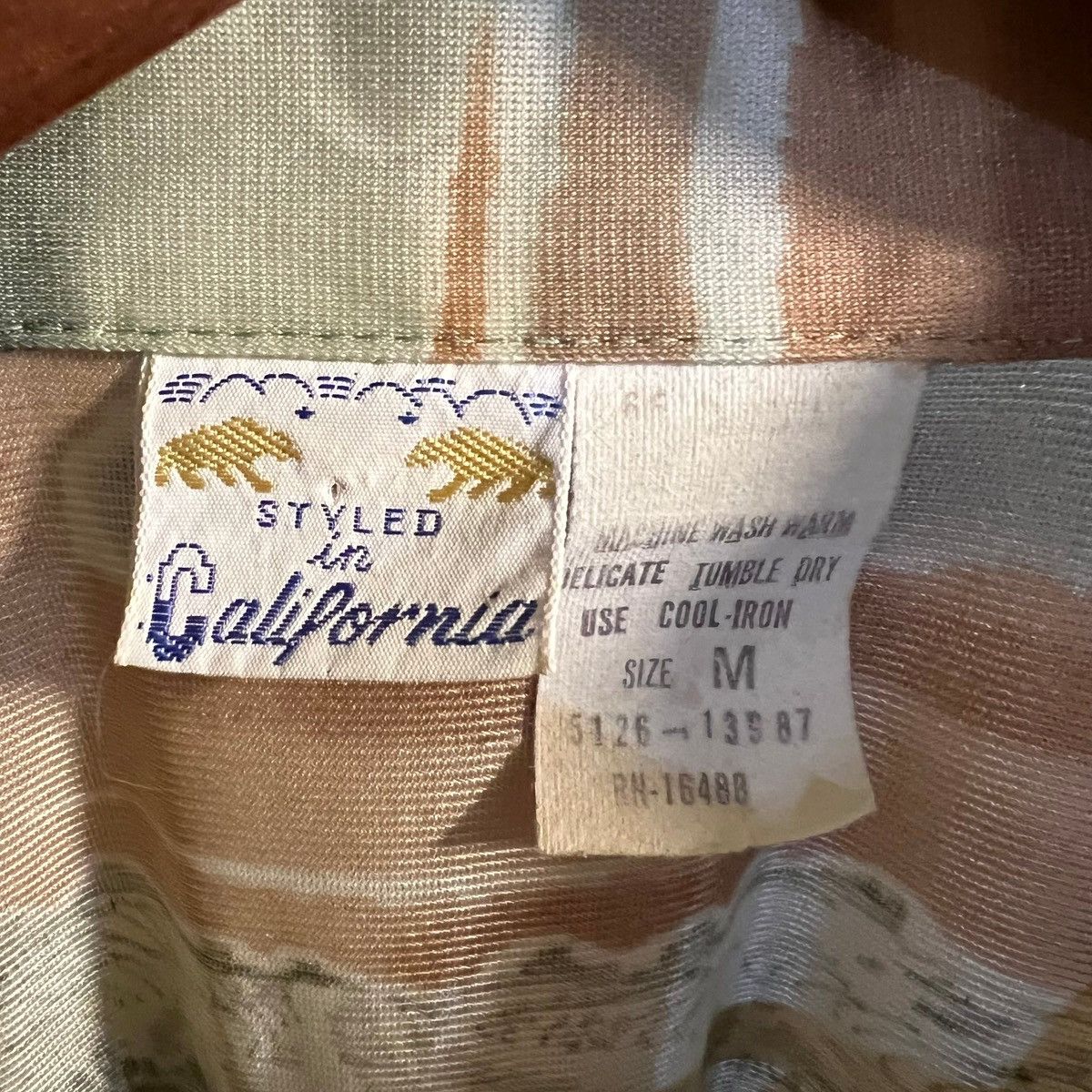Vintage True Vintage 70’s Landscape Long Sleeve Button Up Shirt Size US M / EU 48-50 / 2 - 8 Thumbnail