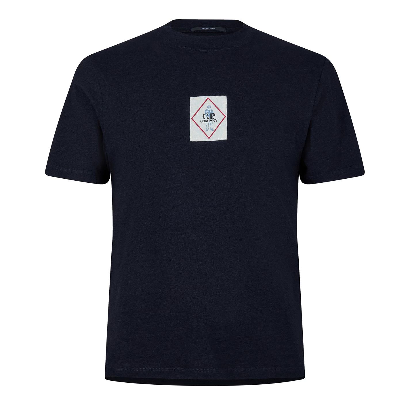 C.P. Company o1g2r1mq0426 Regular Fit Short-Sleeve T-Shirt in Navy Size US S / EU 44-46 / 1 - 1 Thumbnail