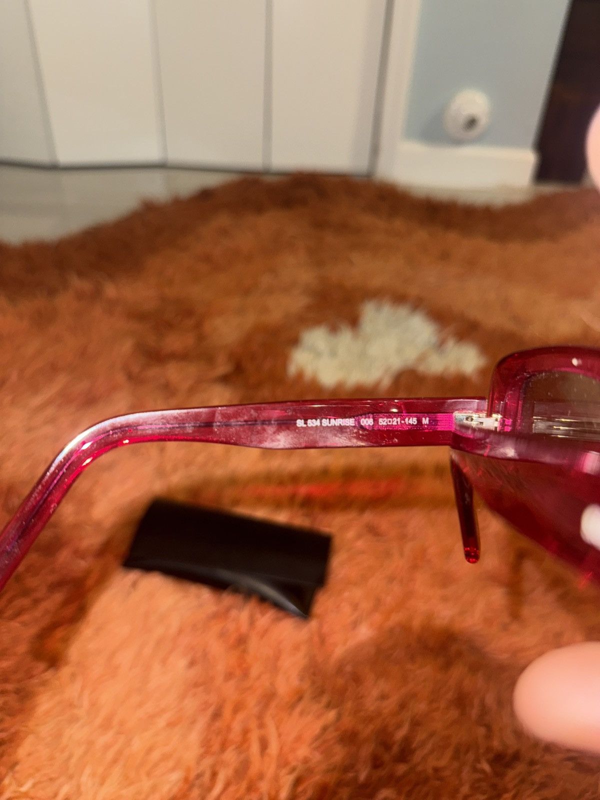 Saint Laurent Paris Saint Laurent Magenta Sunglasses SL534 Size ONE SIZE - 5 Thumbnail
