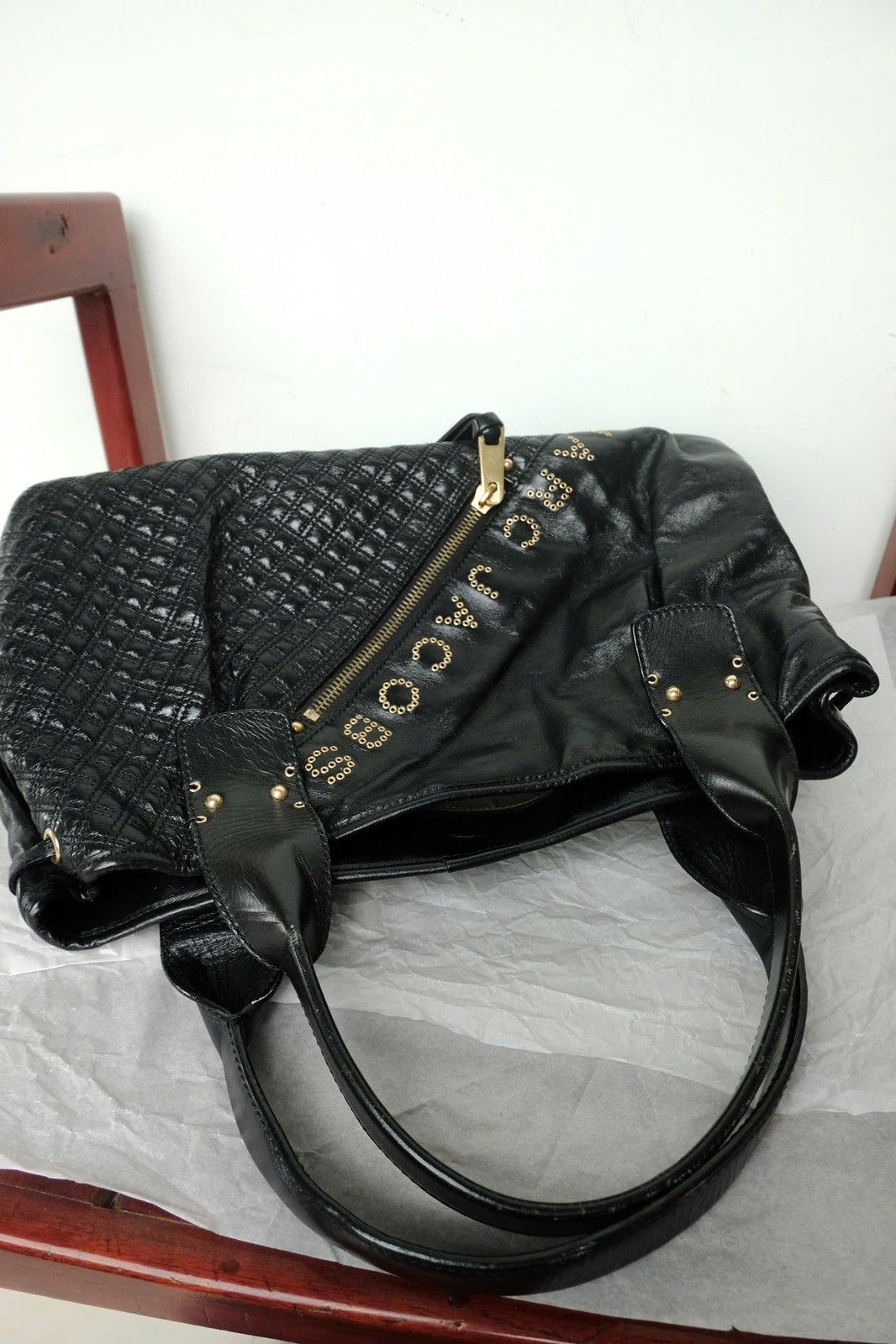 Marc Jacobs Marc Jacobs Irina Leather Handbag Size ONE SIZE - 5 Thumbnail