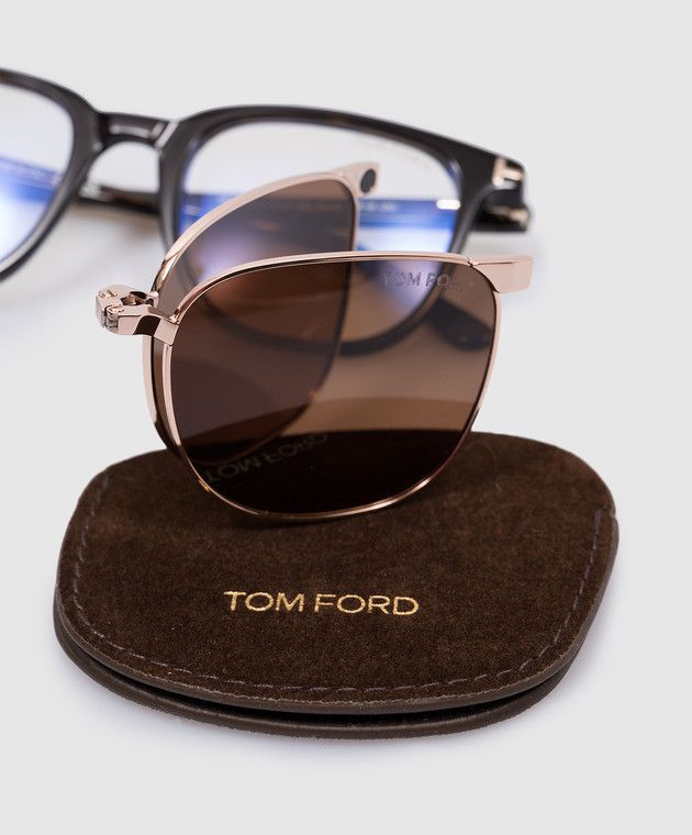 Tom Ford NEW Tom Ford FT5916-B 052 Blue Light Clip-On(590361-GZ1) Size ONE SIZE - 5 Thumbnail