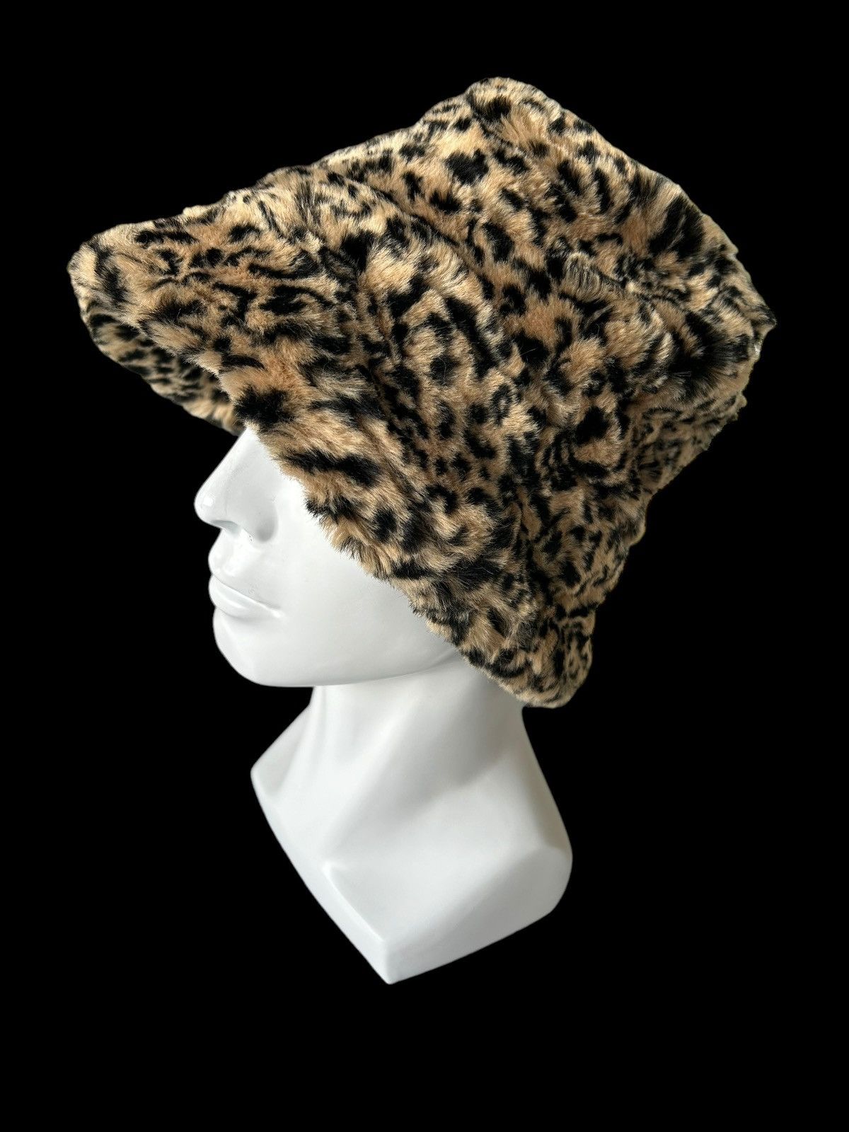Japanese Brand × Kapital × Vintage Vintage Leopard Fur Bucket Hats Rare Style Size ONE SIZE - 2 Thumbnail