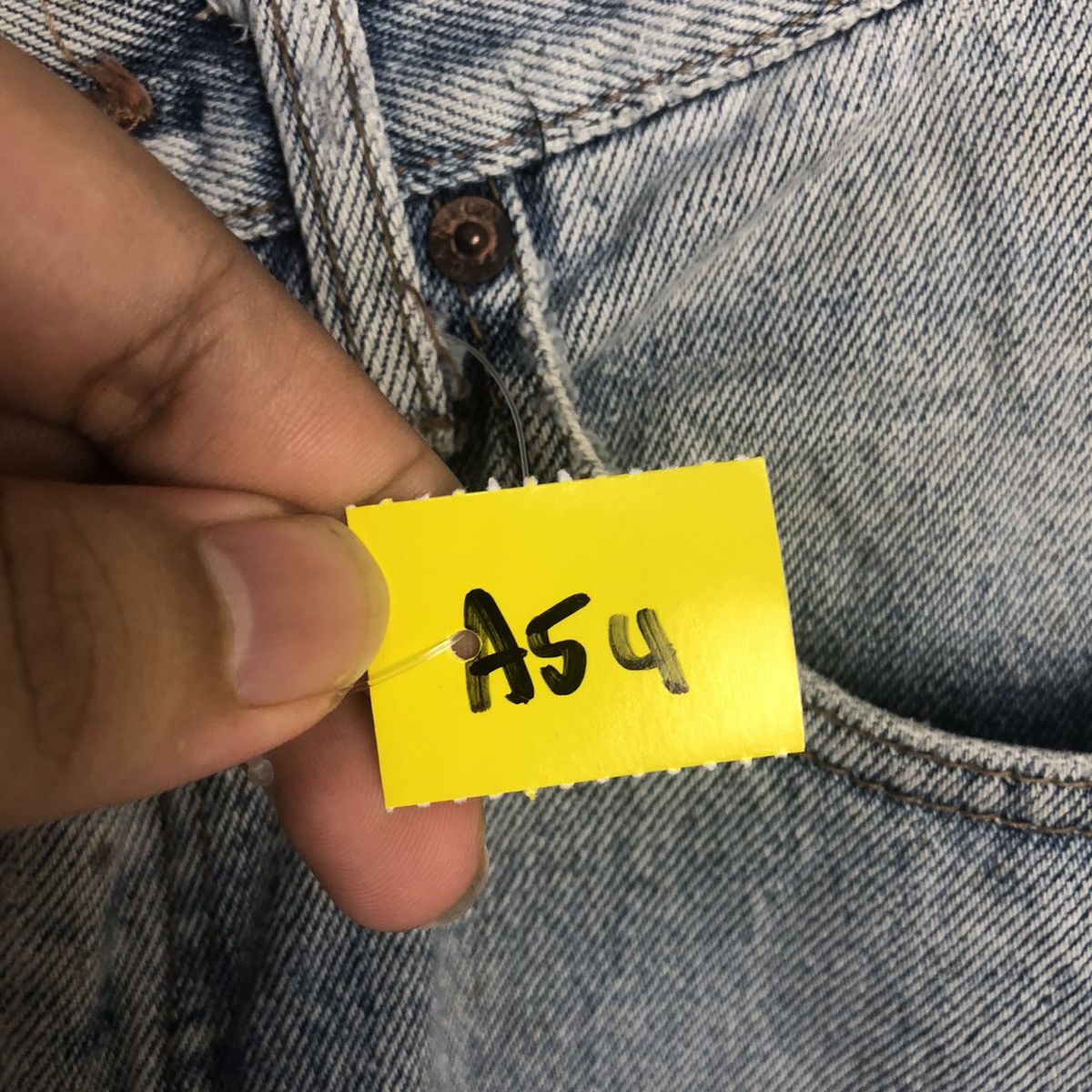 Japanese Brand Cantos vintage Blue Denim Pants #A54 Size US 28 / EU 44 - 9 Thumbnail