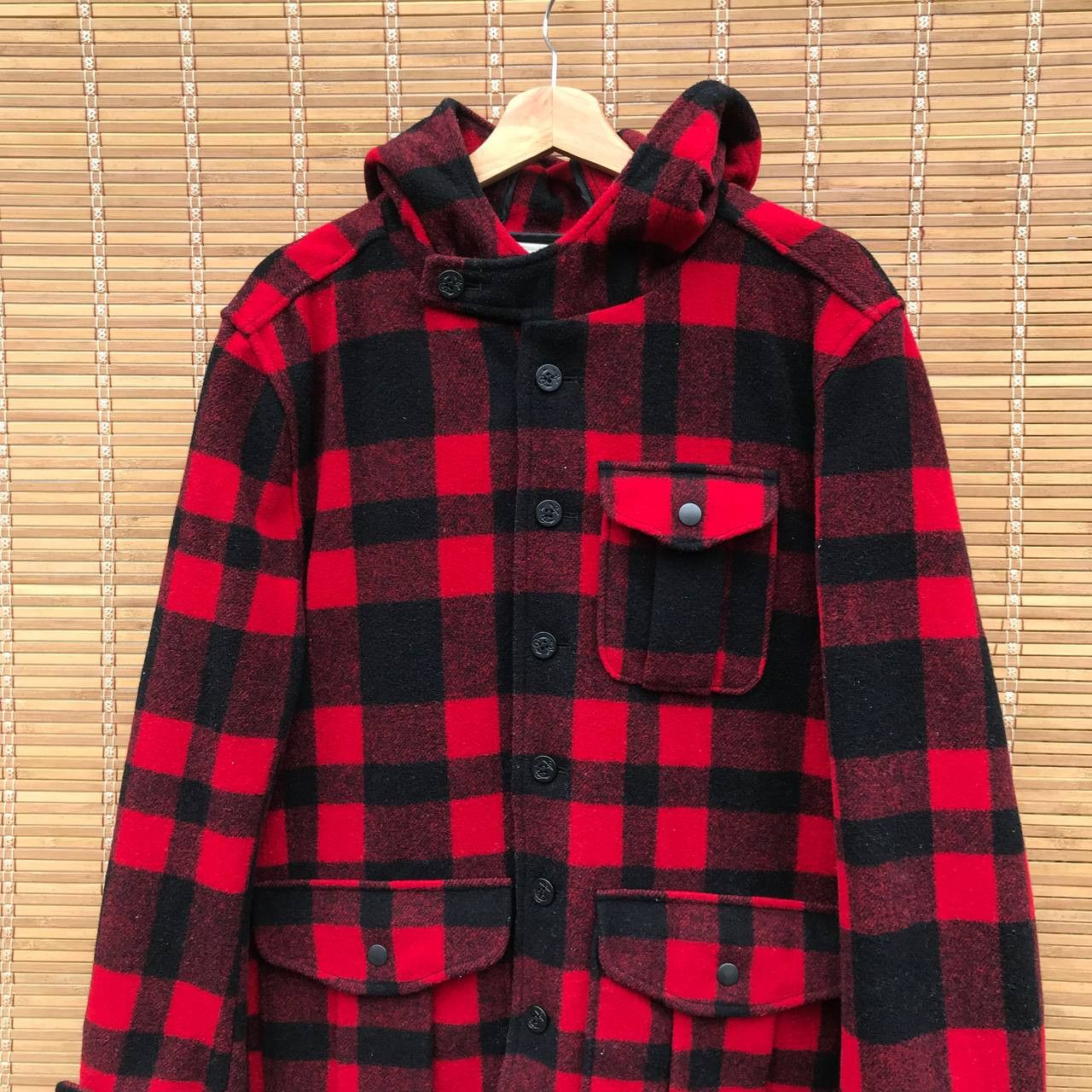 Filson × The Real McCoy's REALWORDS GOTHIC JAPANESE TARTANRED ARMY HOODIE FILSON STYLE Size US L / EU 52-54 / 3 - 12 Thumbnail