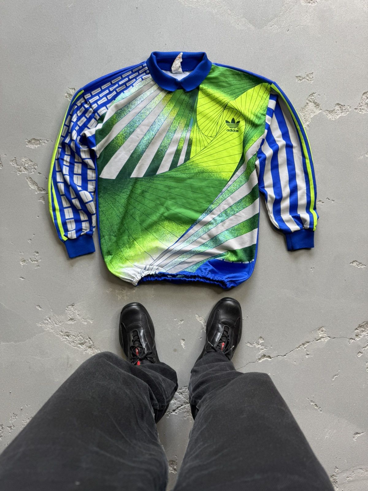 Adidas Goalkeeper Template Footbell Shirt Jersey 90s