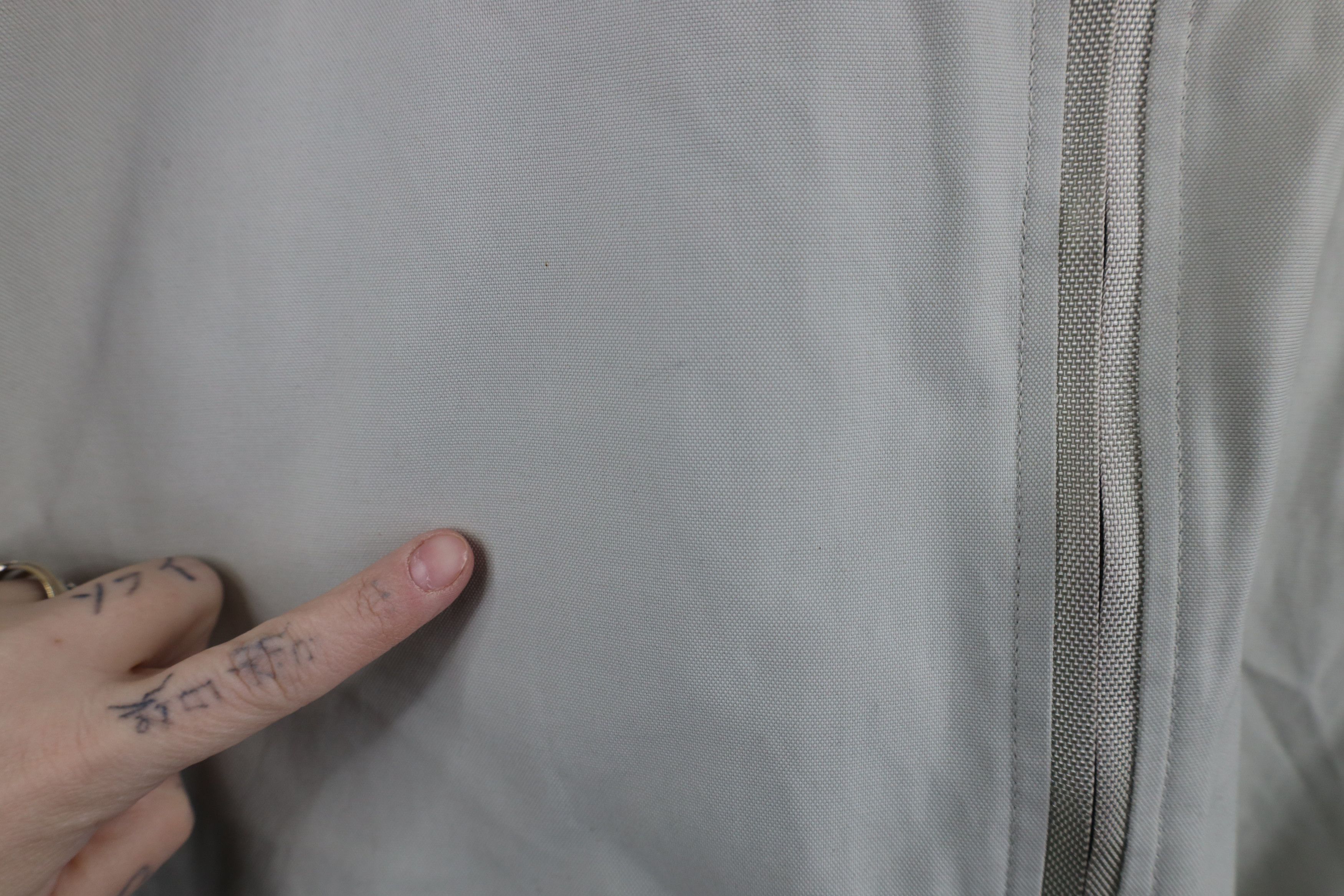 Gap × Vintage Vintage Y2K 2004 Gap Canvas Laminate Cafe Racer Jacket Beige Size US M / EU 48-50 / 2 - 4 Thumbnail