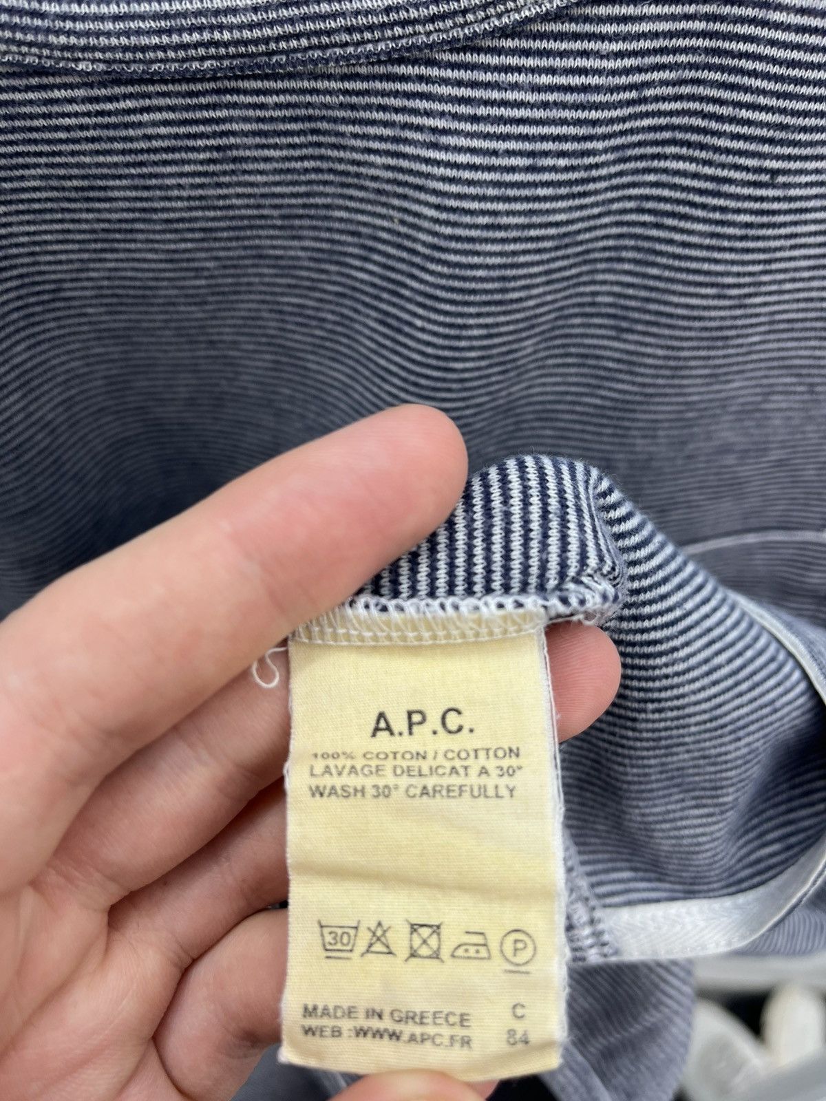 A.P.C. A.P.C. Cotton Striped Tee T-shirt Size US M / EU 48-50 / 2 - 6 Thumbnail