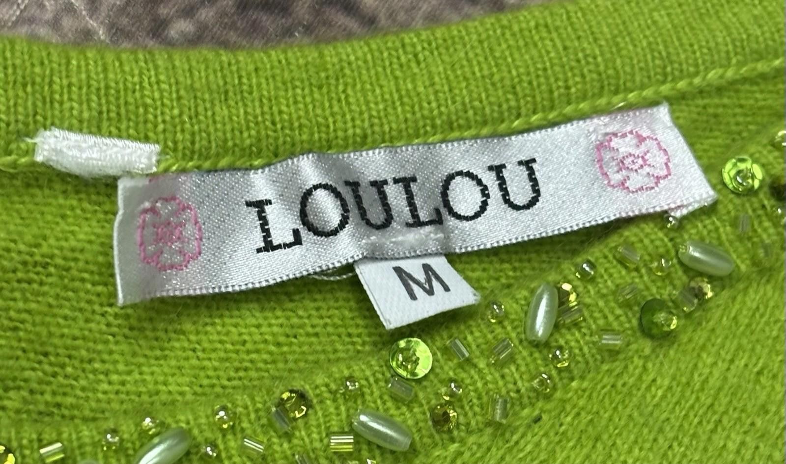 Christian Louboutin Loulou Sweater Womens M Wool Angora Cashmere Embellished Size M / US 6-8 / IT 42-44 - 2 Thumbnail
