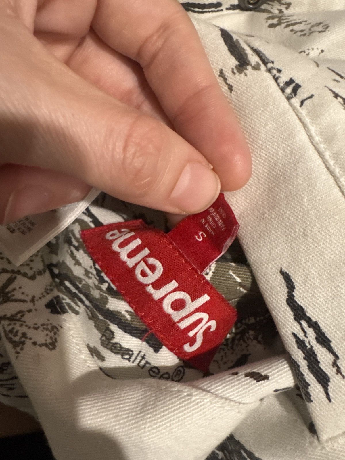Supreme Supreme x Realtree Reversible Quilted Work Jacket Size US S / EU 44-46 / 1 - 7 Thumbnail