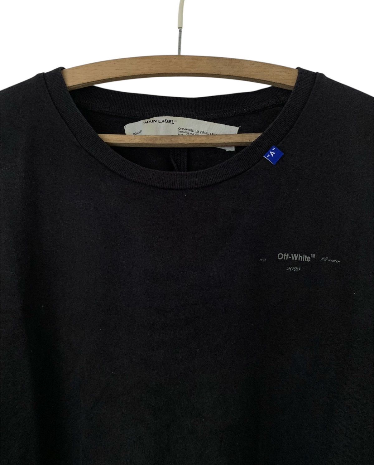 Off-White OFF WHITE Virgil Abloh 2020 Backbone Arrow Print tee Size US L / EU 52-54 / 3 - 5 Thumbnail