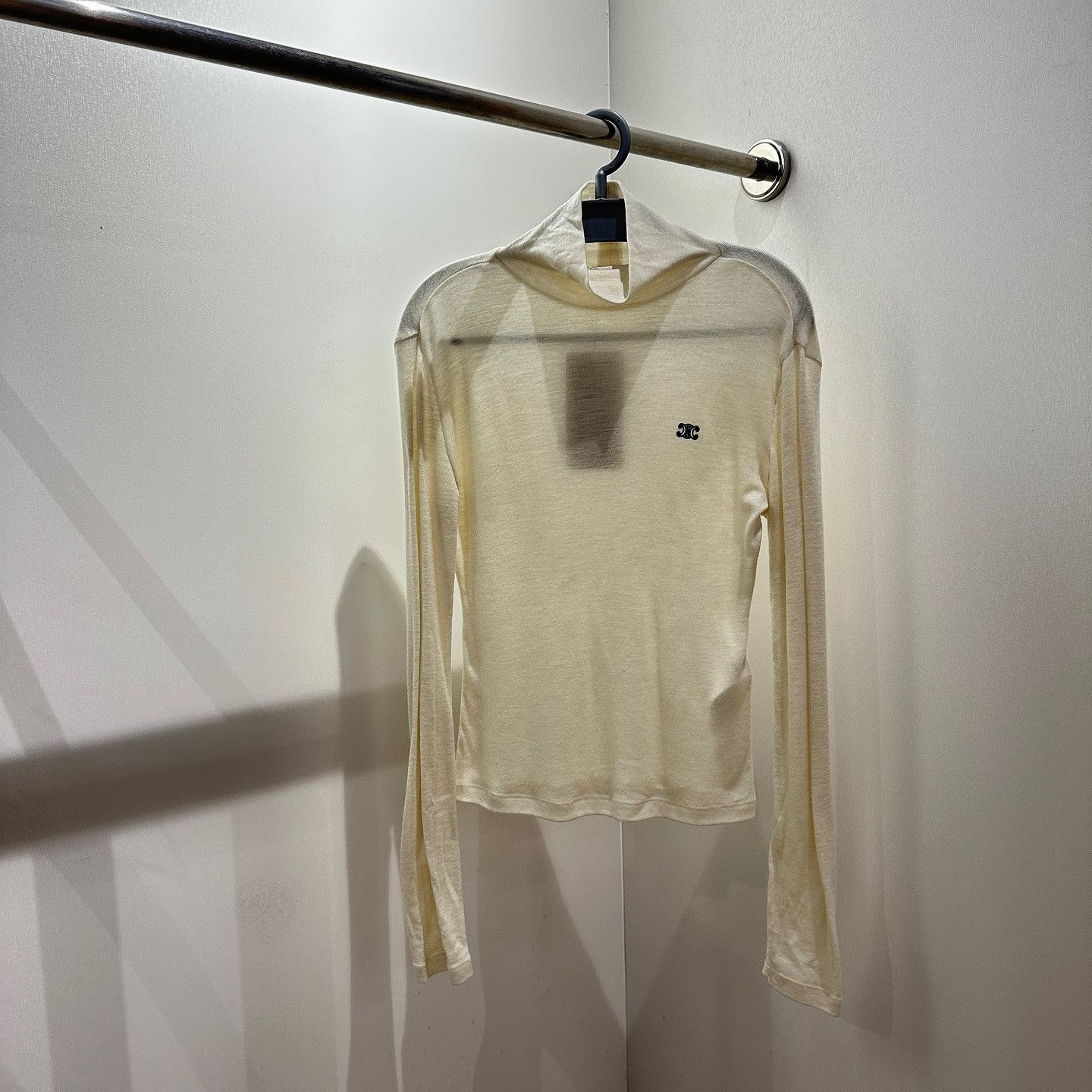 Celine CELINE Triomphe Logo Wool Sweater Size M Size M / US 6-8 / IT 42-44 - 1 Thumbnail