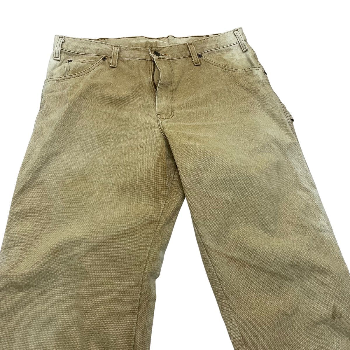 Dickies 💥Vintage Faded Dickies Carpenter Worker Pants Size US 35 - 3 Thumbnail