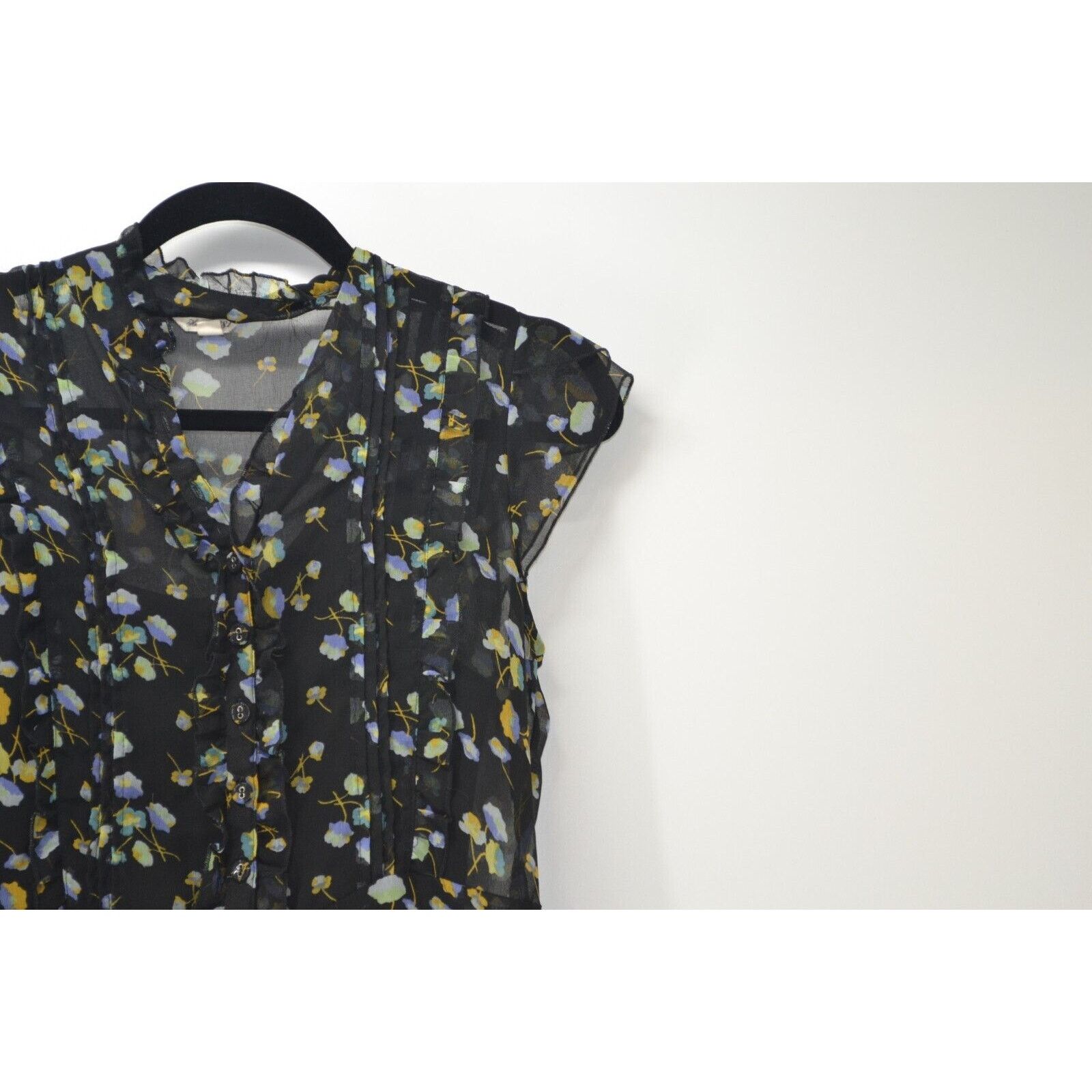 Other Heritage 1981 Women' Navy blue Dress Floral sleeveless Small Size S / US 4 / IT 40 - 3 Thumbnail