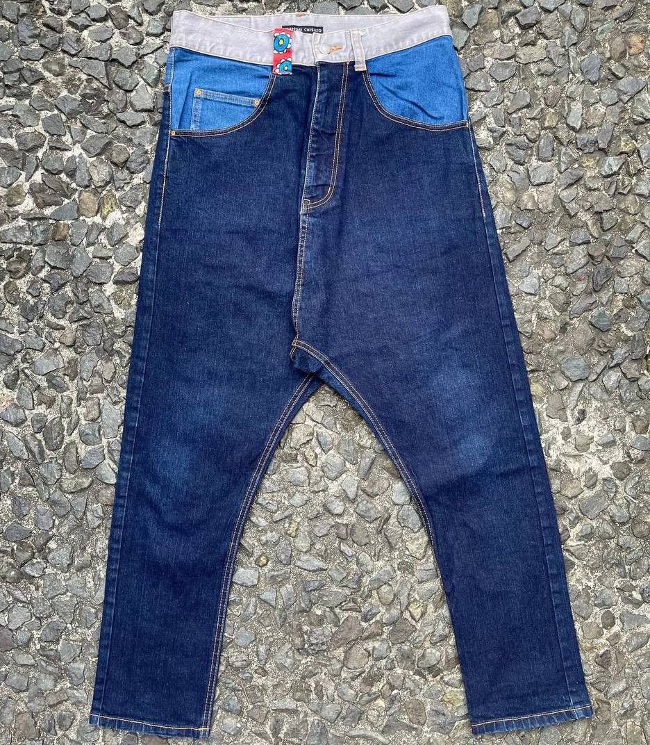 Tsumori Chisato Tsumori Chisato - Drop Crotch Indigo Dye Denim Size US 28 / EU 44 - 1 Thumbnail