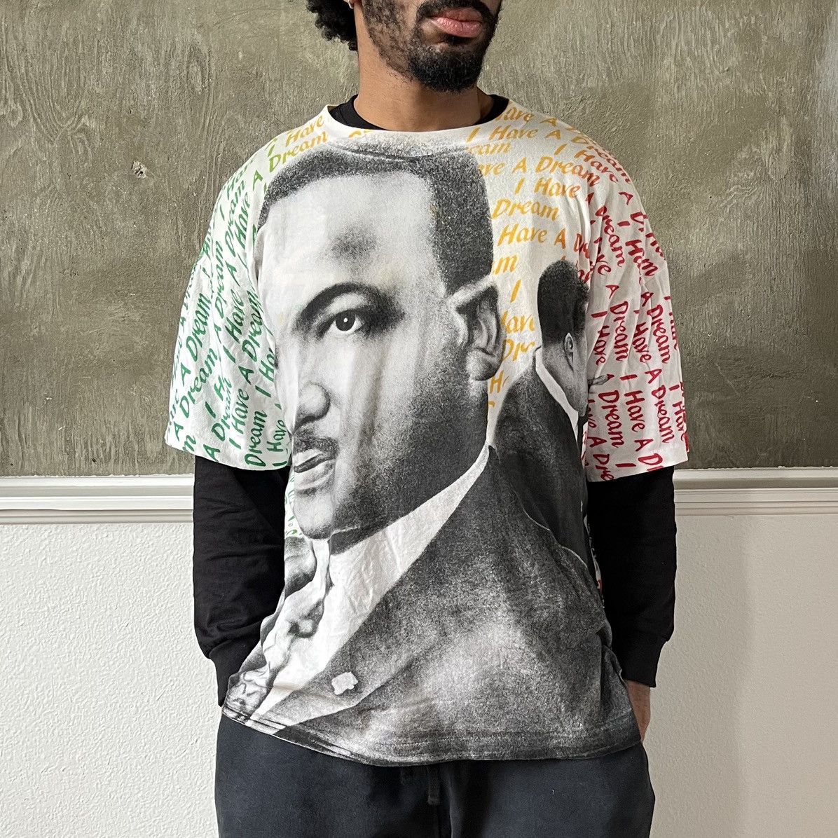 Vintage Insane Martin Luther King Jr/Malcom X tee - XL Size US XL / EU 56 / 4 - 10 Thumbnail