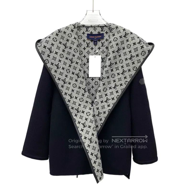 Louis Vuitton Louis Vuitton Black lining logo, full print, sheep wool ho Size XXS / US 00 / IT 34 - 1 Thumbnail