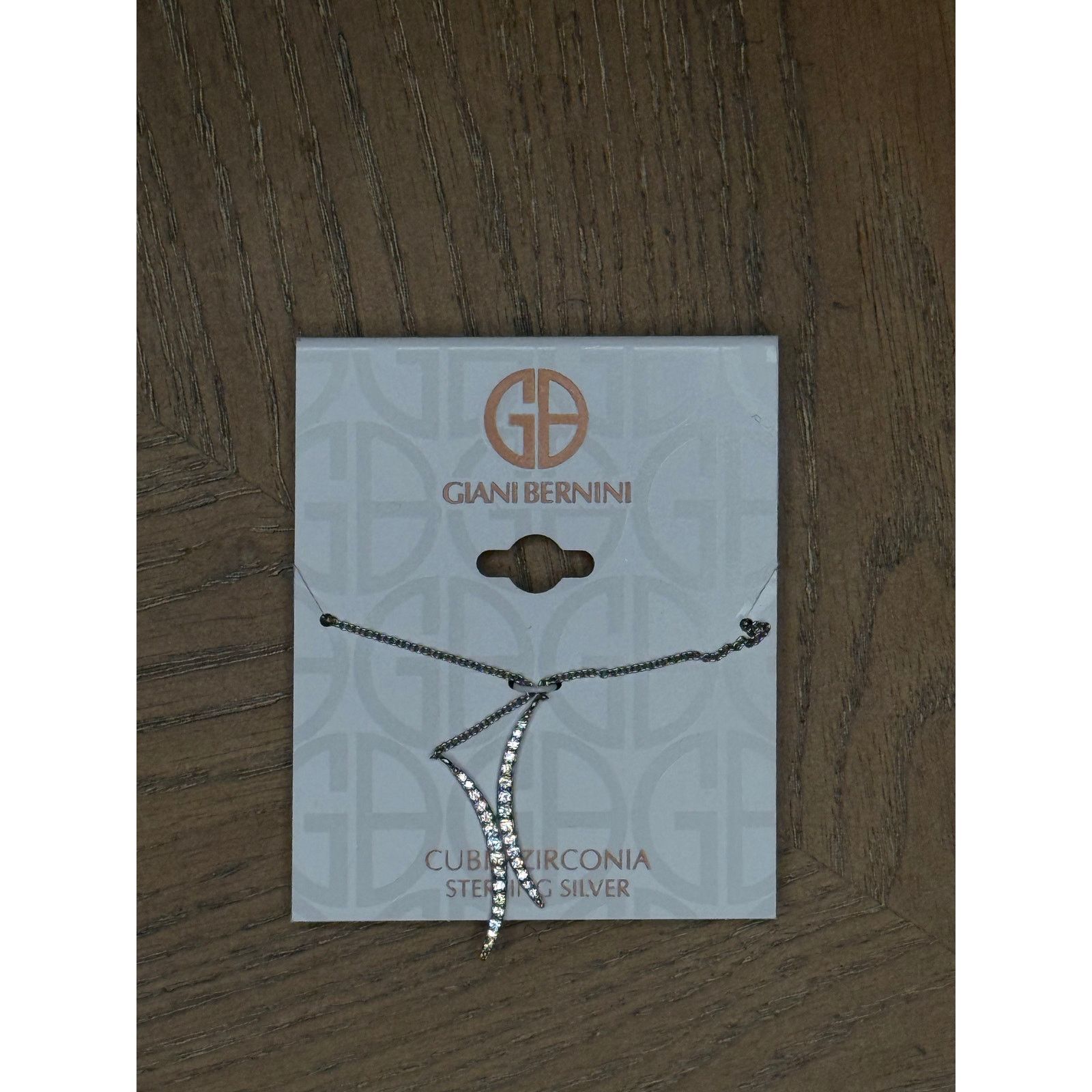 Giani Bernini Giani Bernini Sterling Silver Cubic Zirconia Drop Necklace Size ONE SIZE - 5 Thumbnail