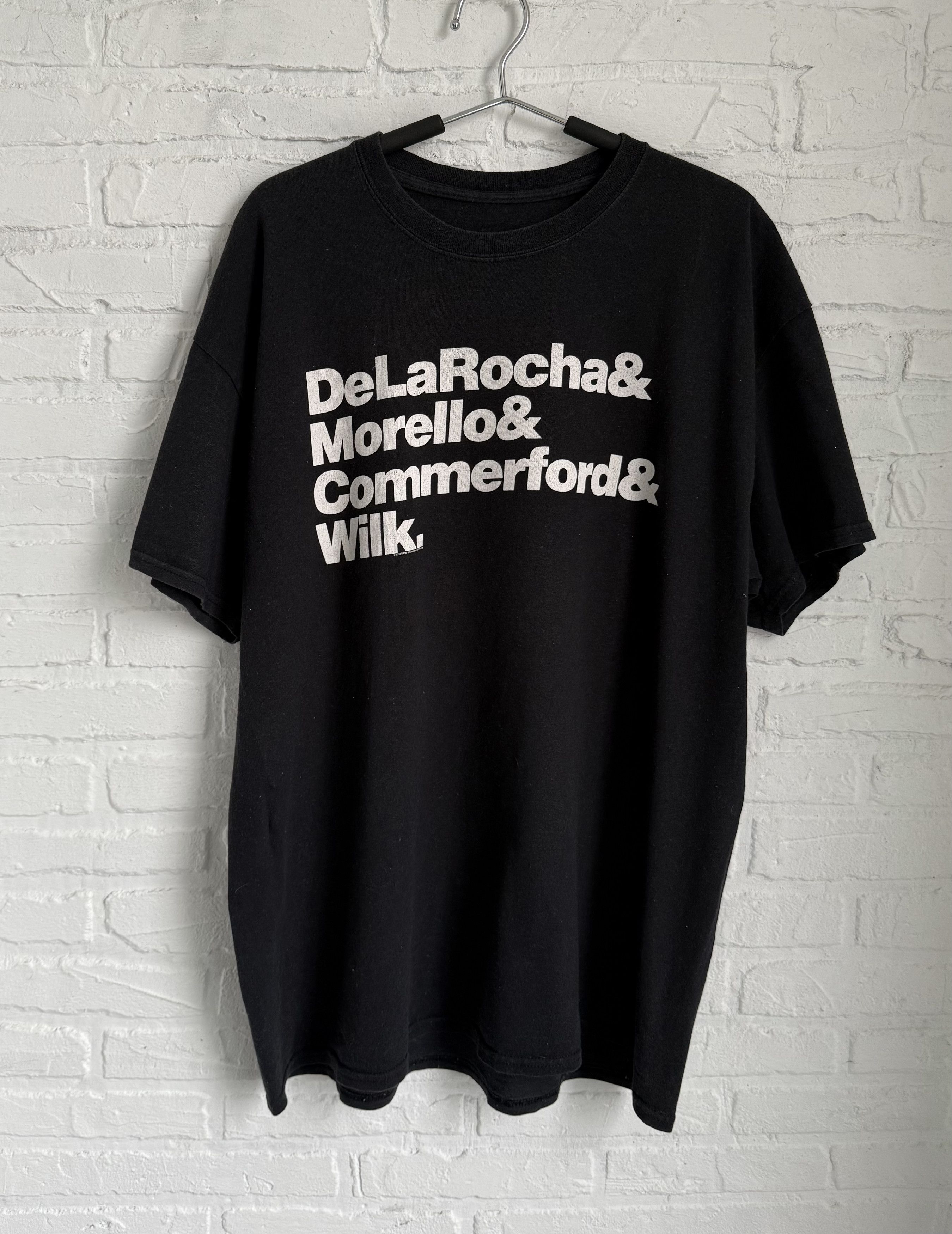 2018 Rage against the machine Surnames RATM t-shirt