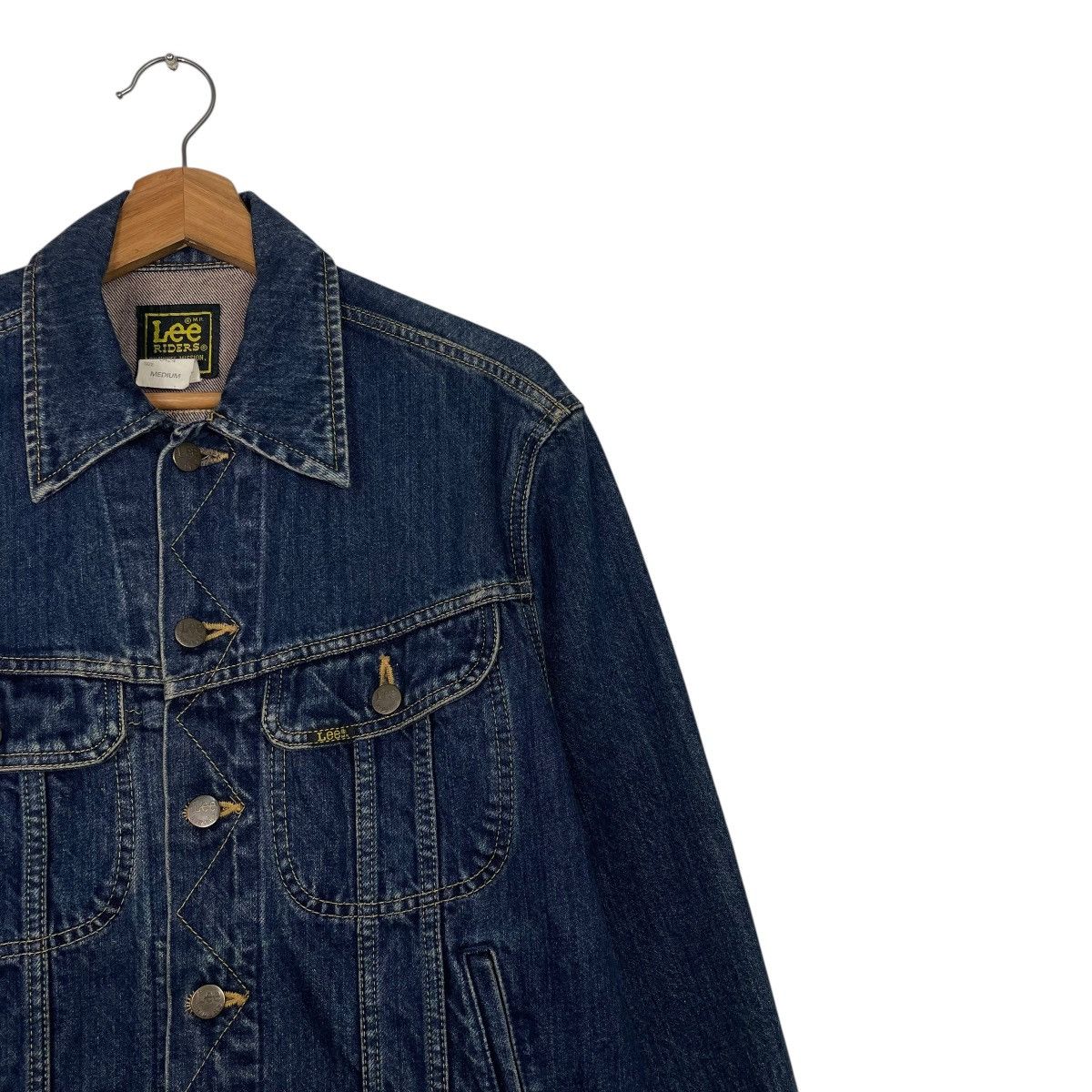 Lee Vintage 70s Lee Rider Denim Trucker Jacket Size US S / EU 44-46 / 1 - 5 Thumbnail