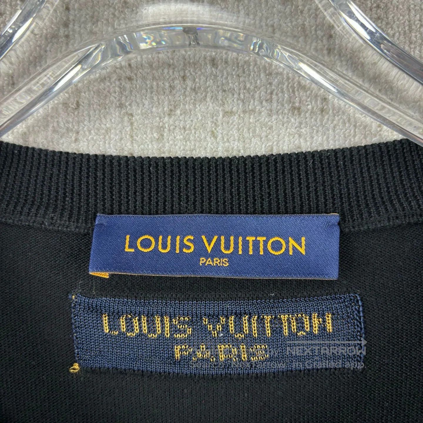 Louis Vuitton Louis Vuitton Logo Knit Short Sleeve Tee. Size US XL / EU 56 / 4 - 4 Thumbnail