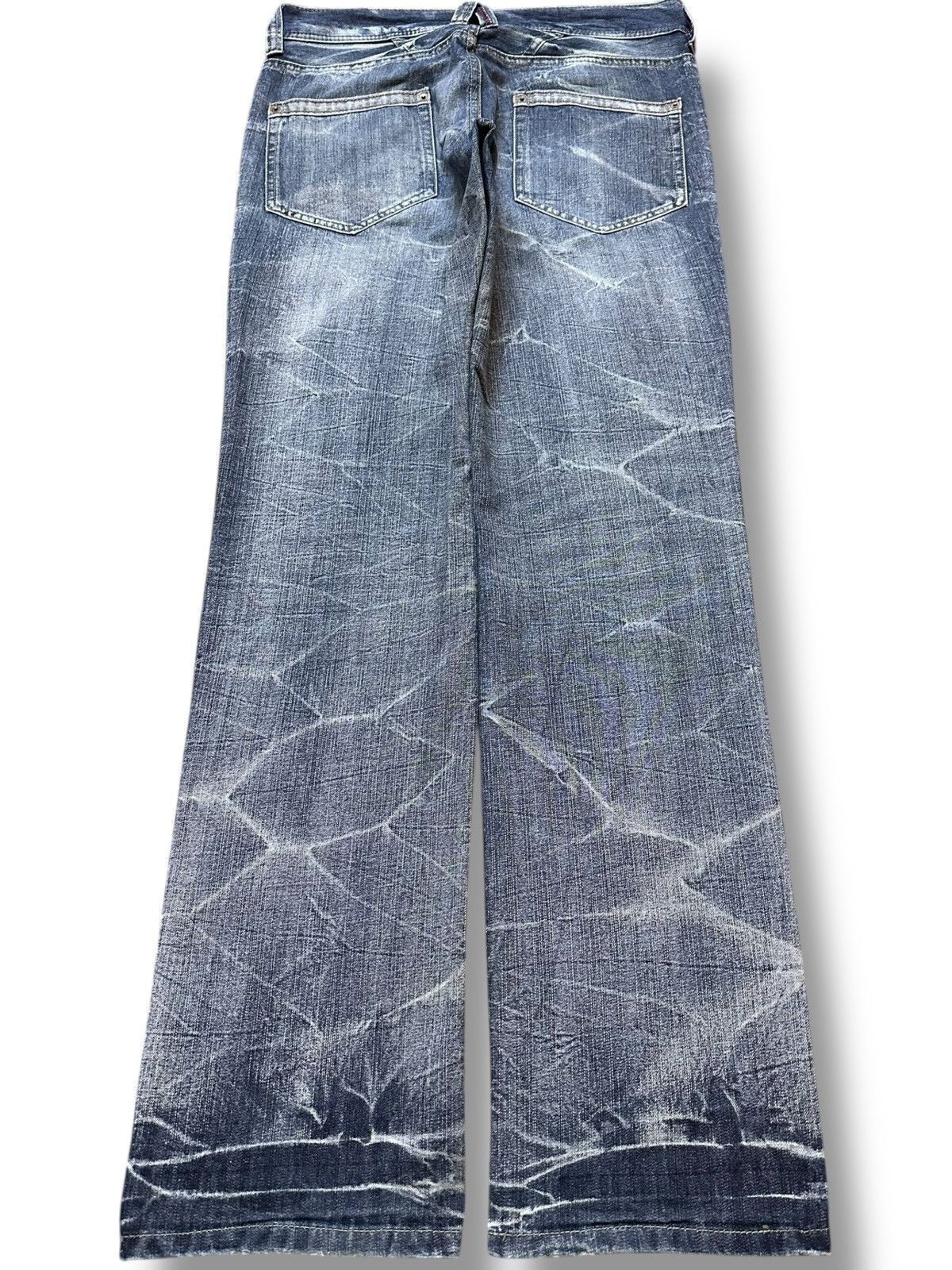 Japanese Brand Vintage Real Vintage Honeycomb Ash Straight Leg Denim Size US 32 / EU 48 - 6 Thumbnail