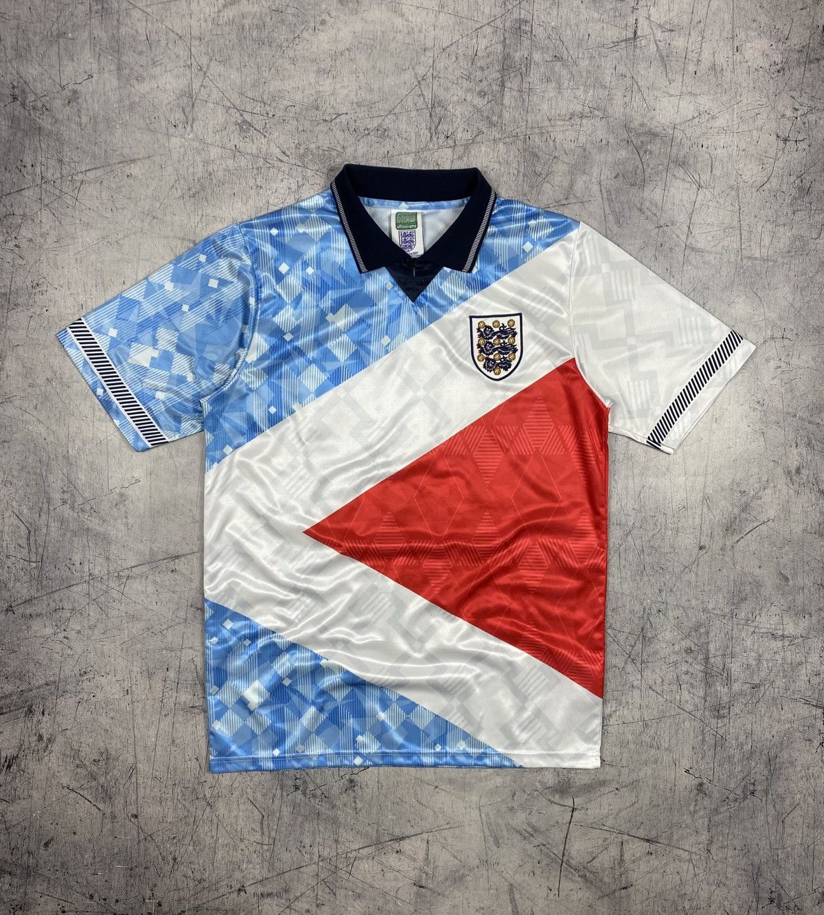 Other Score Draw England 1990-92 Retro Jersey No.19 L Size US L / EU 52-54 / 3 - 2 Thumbnail