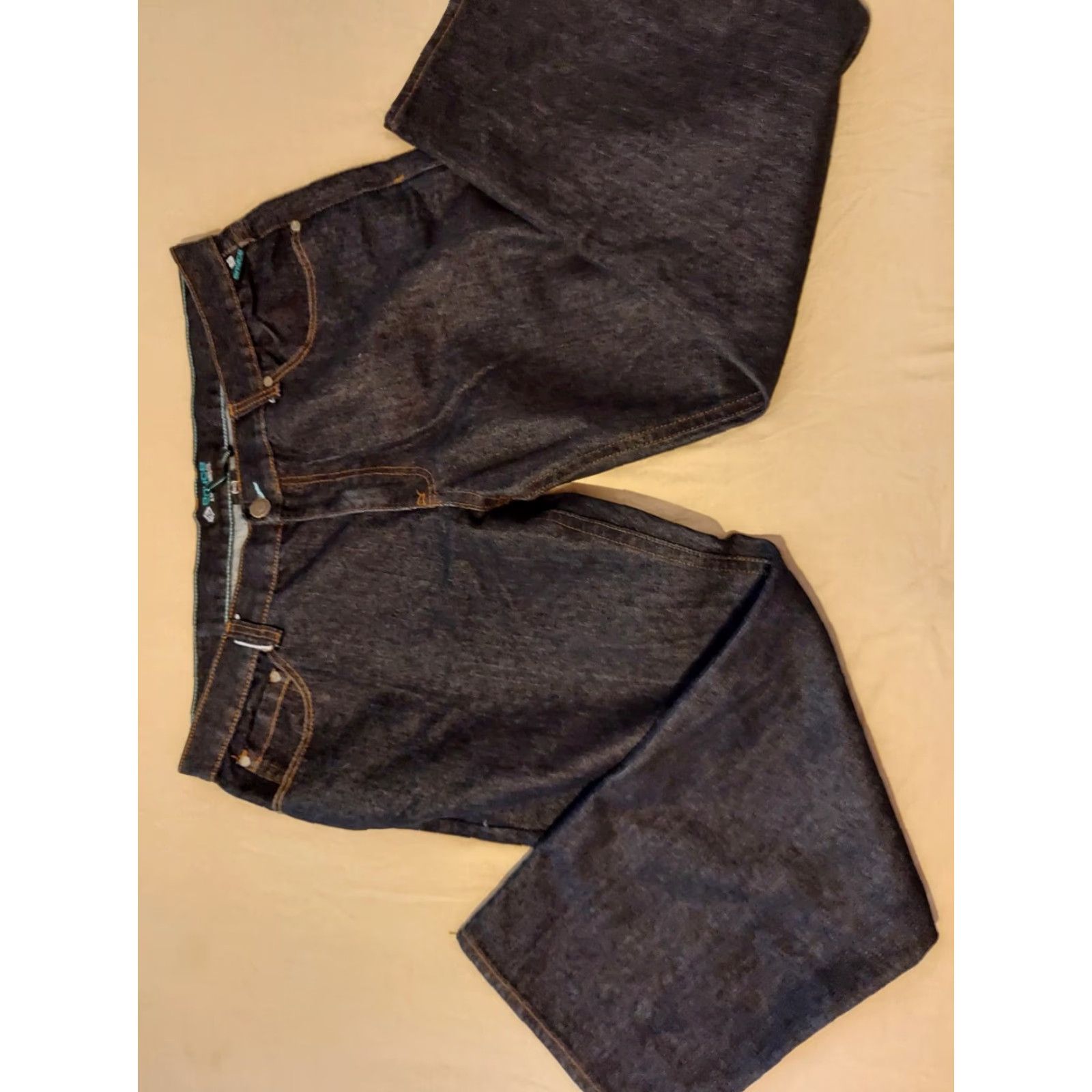 Enyce VINTAGE Enyce Jeans Mens 44x32 90s Denim Wide-Leg Baggy Blue 90s Mens Size US 44 / EU 60 - 4 Thumbnail
