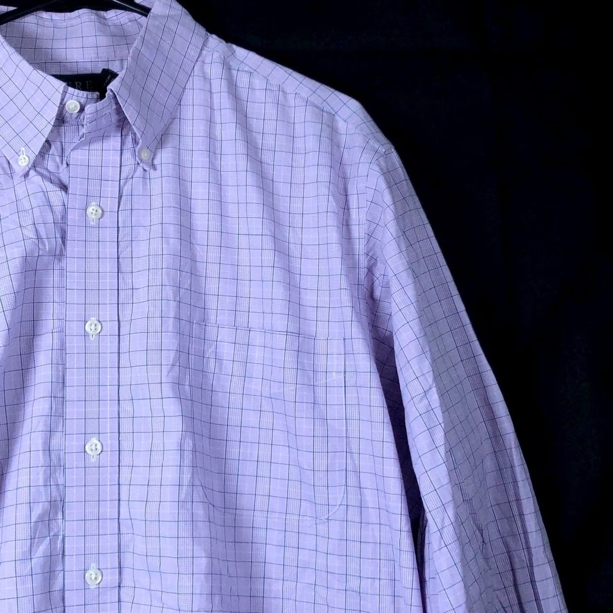Ralph Lauren Ralph Lauren Mens Shirt Plaid Button-Down Non Iron 17.5 34/35 Purple Blue Button-Up, Regular, Casual, Workwear, Preppy, 100% Cotton Size US XXL / EU 58 / 5 - 5 Thumbnail