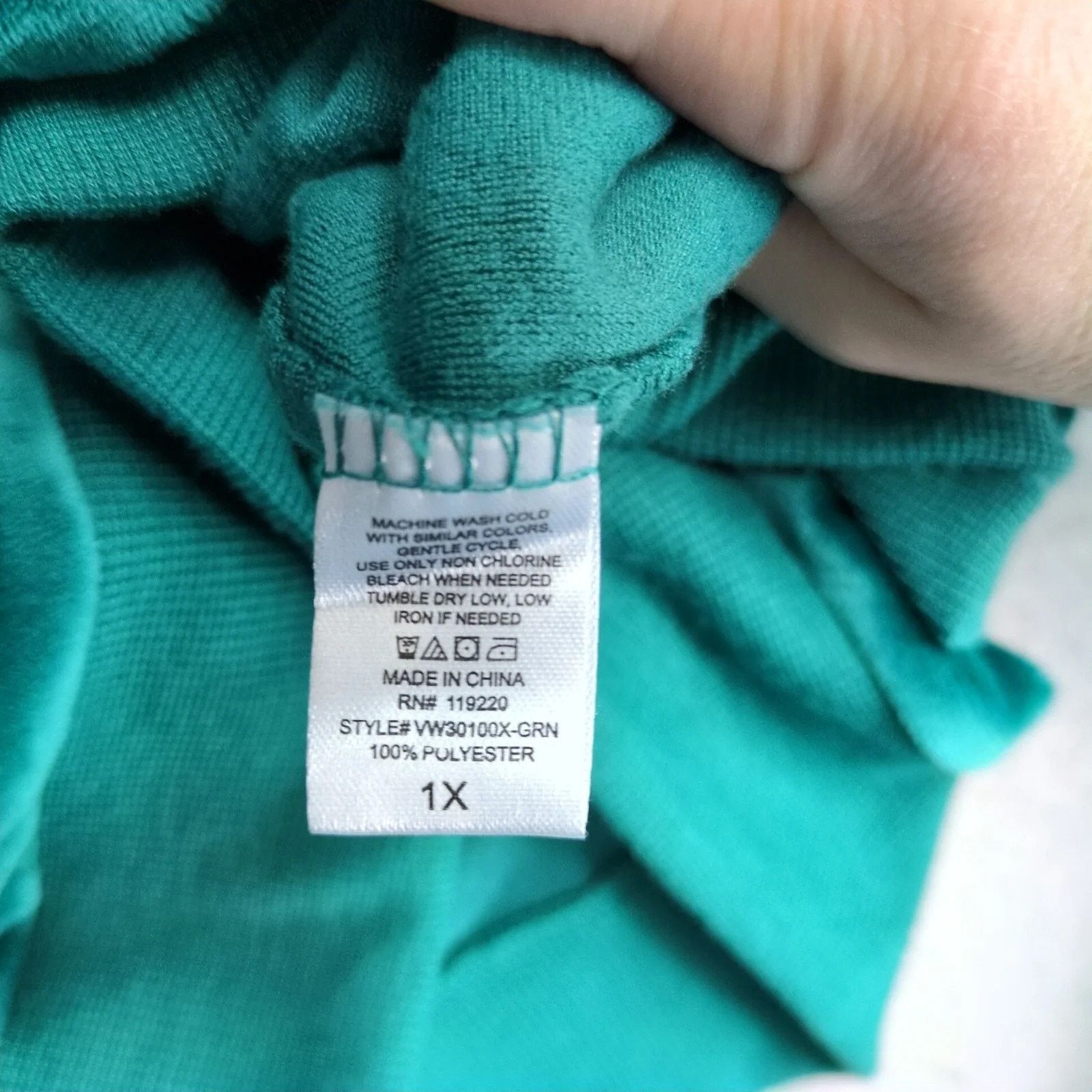 Other Ashley Blue 2pc Green Velour Tracksuit Women's Plus 1X/2X Size XXL / US 16-18 / IT 52-54 - 8 Thumbnail
