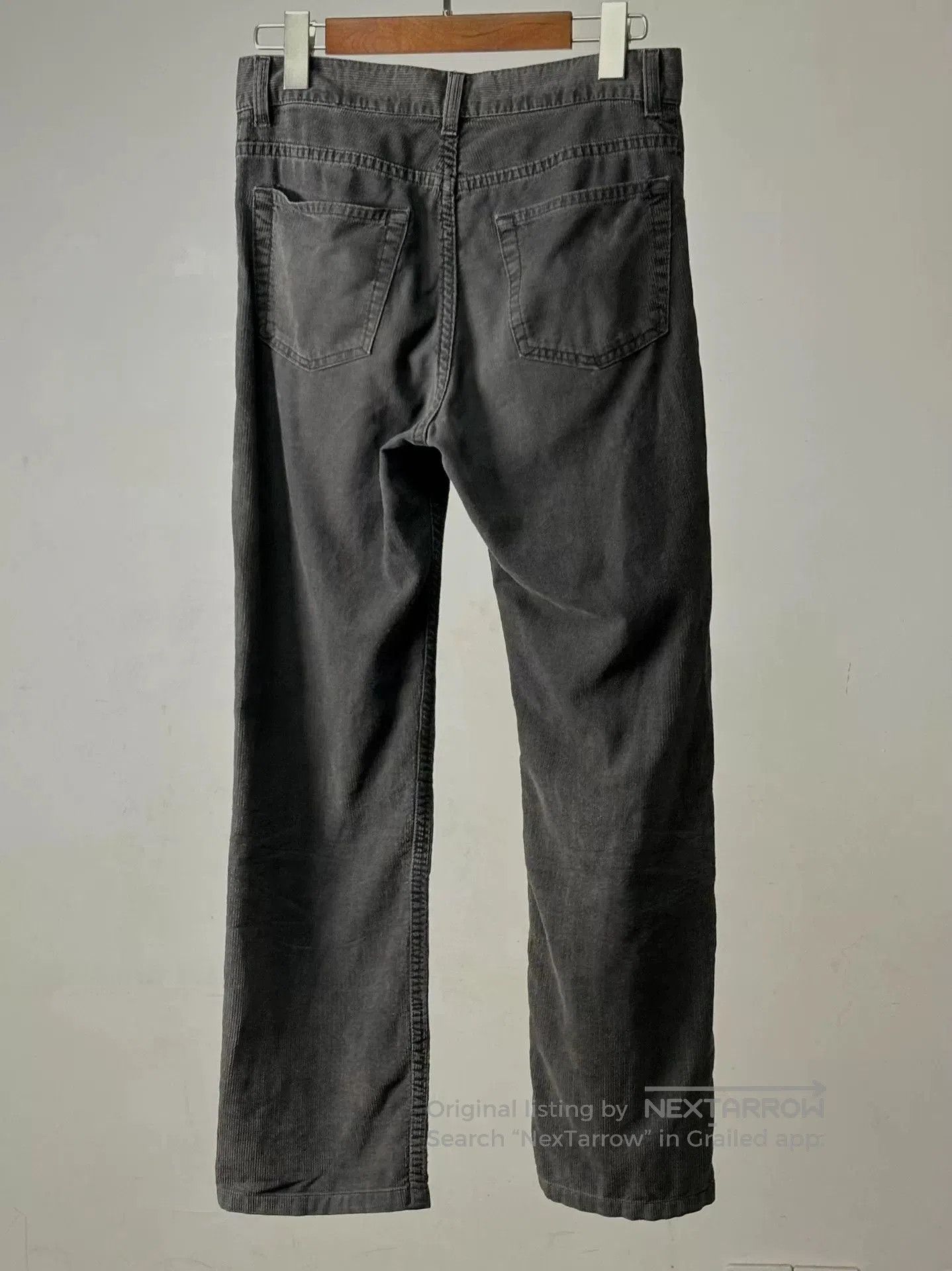 Helmut Lang helmut lang water-washed gray corduroy pants. Size US 28 / EU 44 - 4 Thumbnail