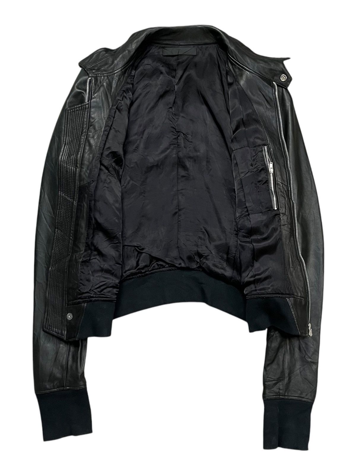 EKAM - Extra Long Sleeve Leather Jacket