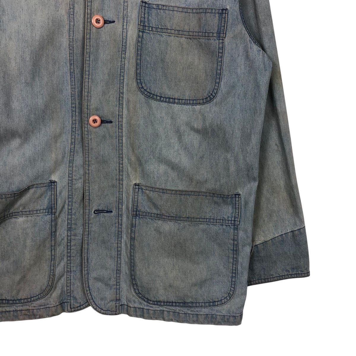 Japanese Brand 📌Vintage Chore Worker Jacket Southbreeze Issey Miyake Size US L / EU 52-54 / 3 - 6 Thumbnail