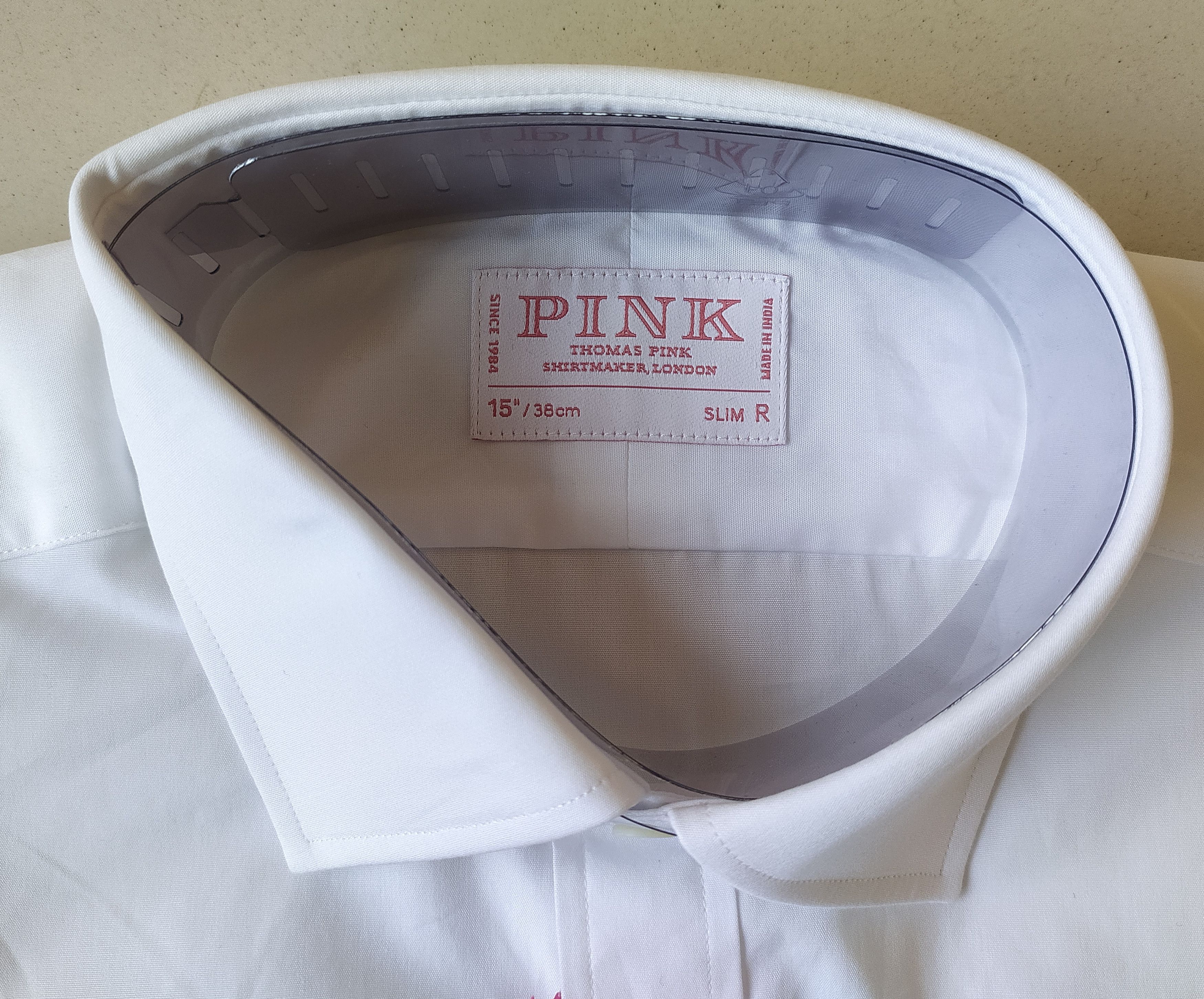 Thomas Pink Thomas Pink Formal Solid Cotton Shirt Free Shipping T/120 Size US S / EU 44-46 / 1 - 4 Thumbnail