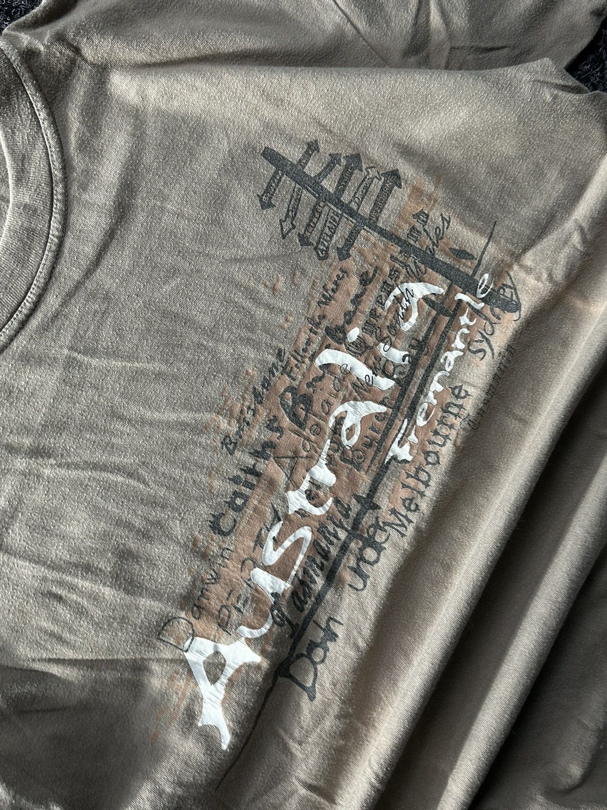 Vintage 🚨Vintage 90s Australia Big LOGO rare surf T-Shirt y2k rare Size US L / EU 52-54 / 3 - 4 Thumbnail