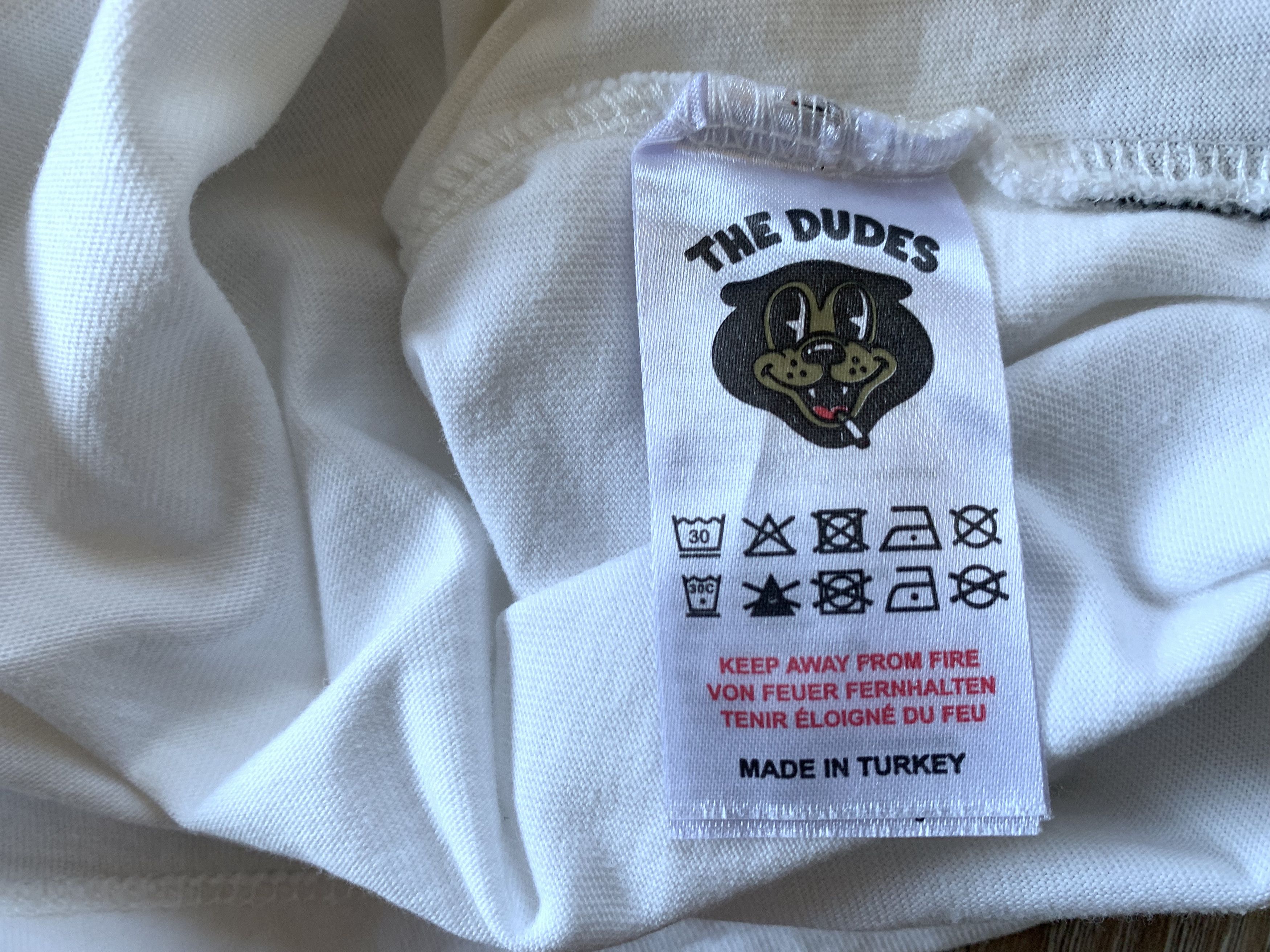 Other The Dudes Bear Essentials White Printed T Shirt Size US L / EU 52-54 / 3 - 9 Thumbnail