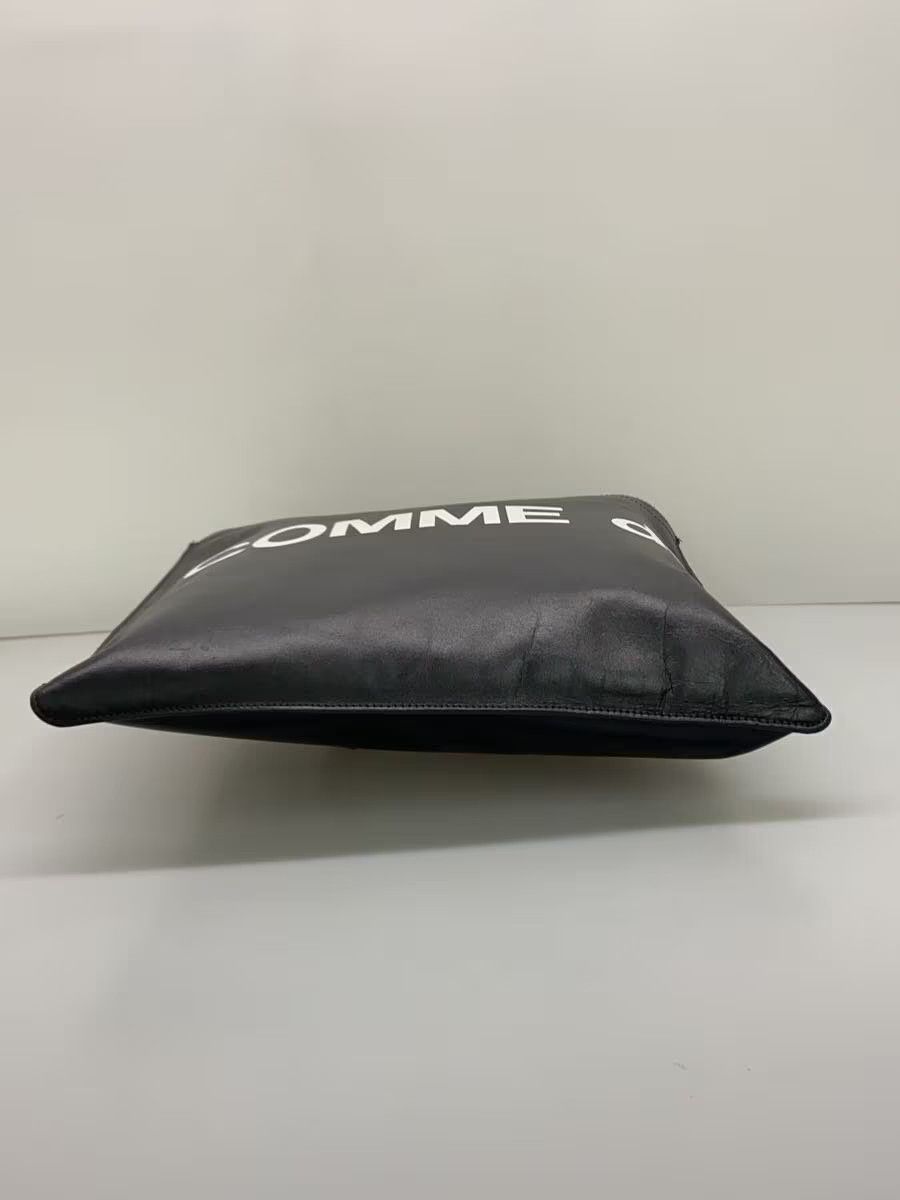 Comme des Garcons Cowhide Leather Logo Tote Bag Size ONE SIZE - 4 Thumbnail