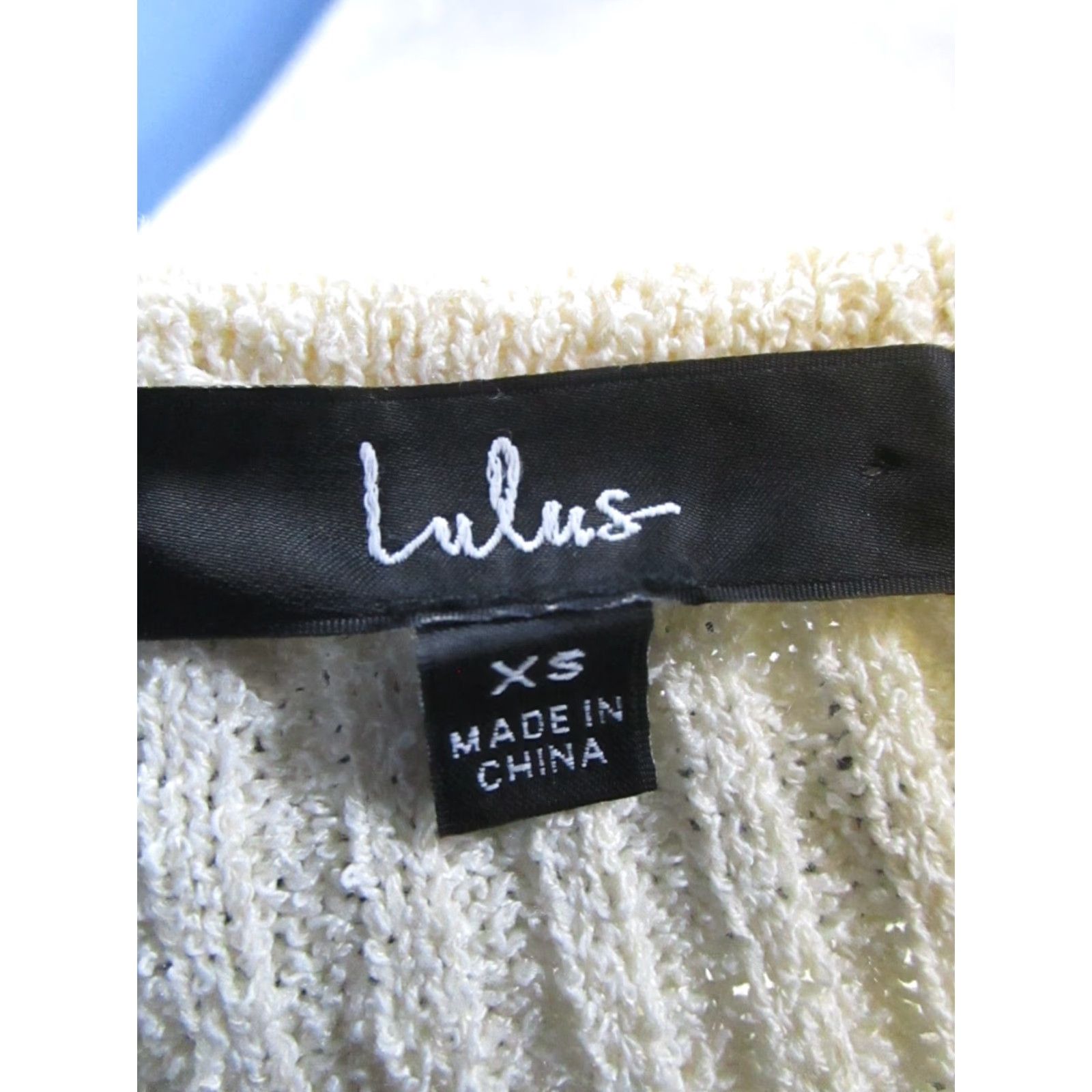 Lulus Lulus Sweater Womens XS Beige Knit Pullover Size XS / US 0-2 / IT 36-38 - 3 Thumbnail