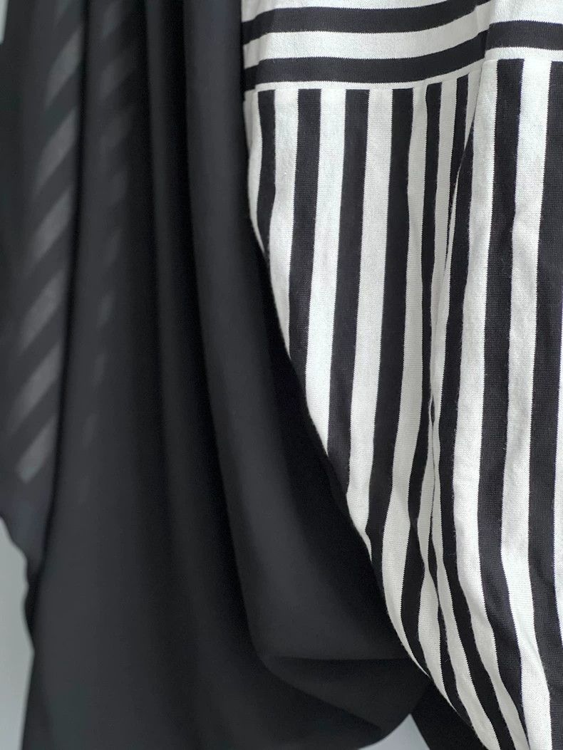 Comme des Garcons Comme Des Garcons Stripes and mesh stitching of T-shirts w Size S / US 4 / IT 40 - 9 Thumbnail